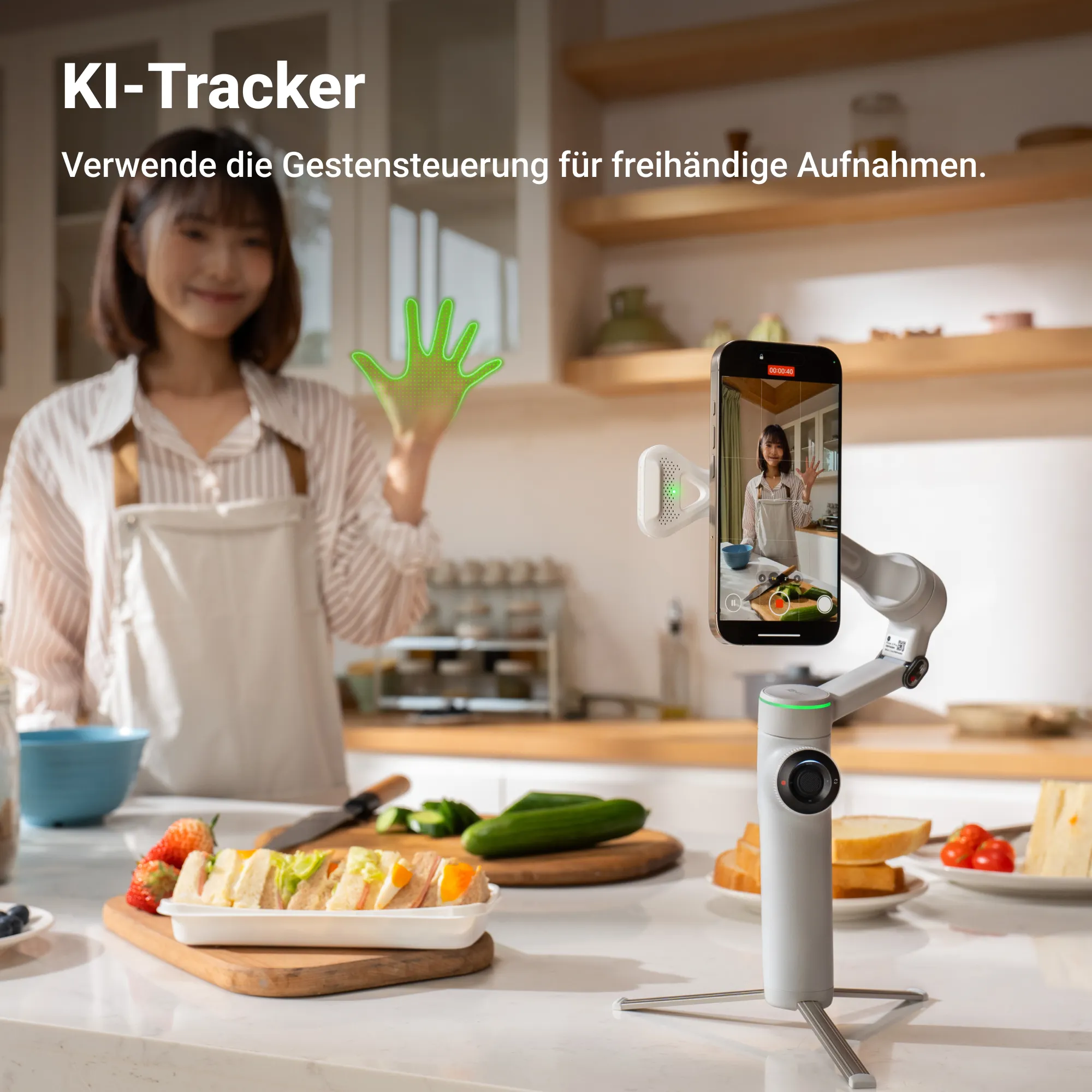 Insta360 Flow 2 Pro AI Tracker Bundle White