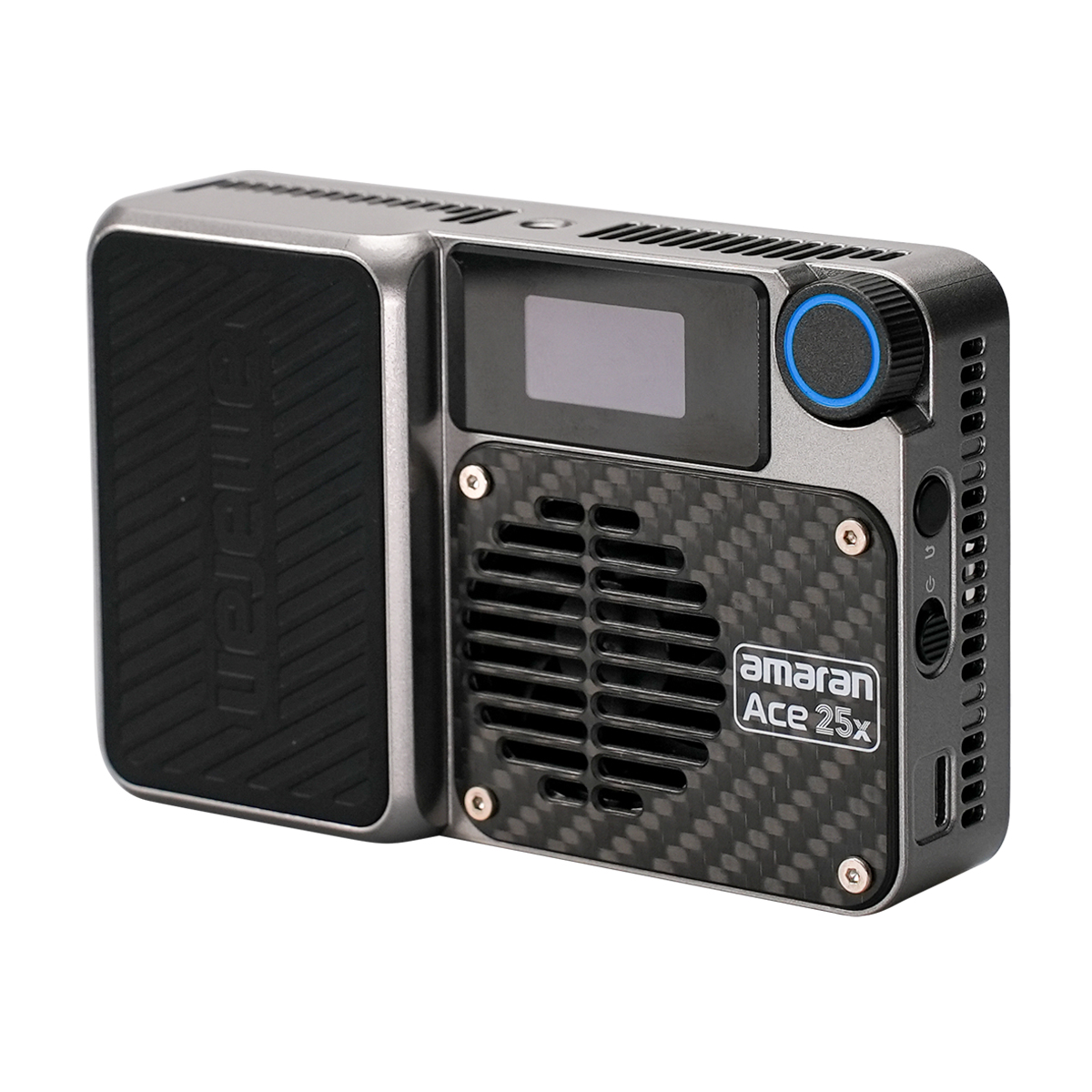 Amaran Ace 25x Silver Kit Bi-Color LED Kameraleuchte+Grid+Mini-Stativ+Tasche