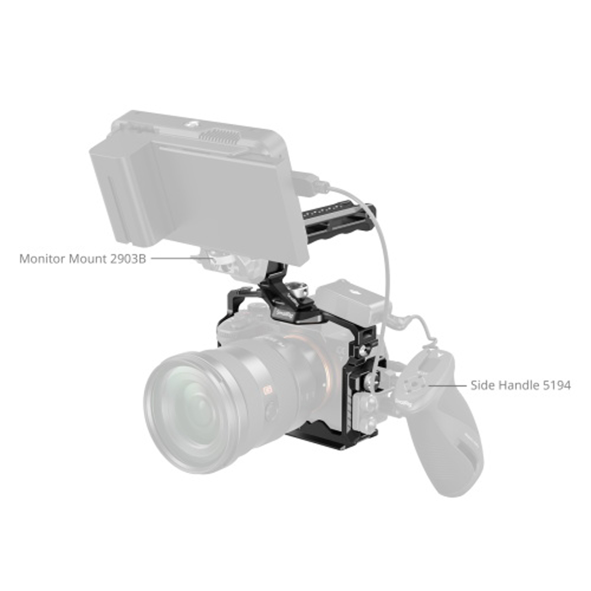 SmallRig 3668C Cage Kit für Sony Alpha 7R V /  7 IV / 7S III / 7 V