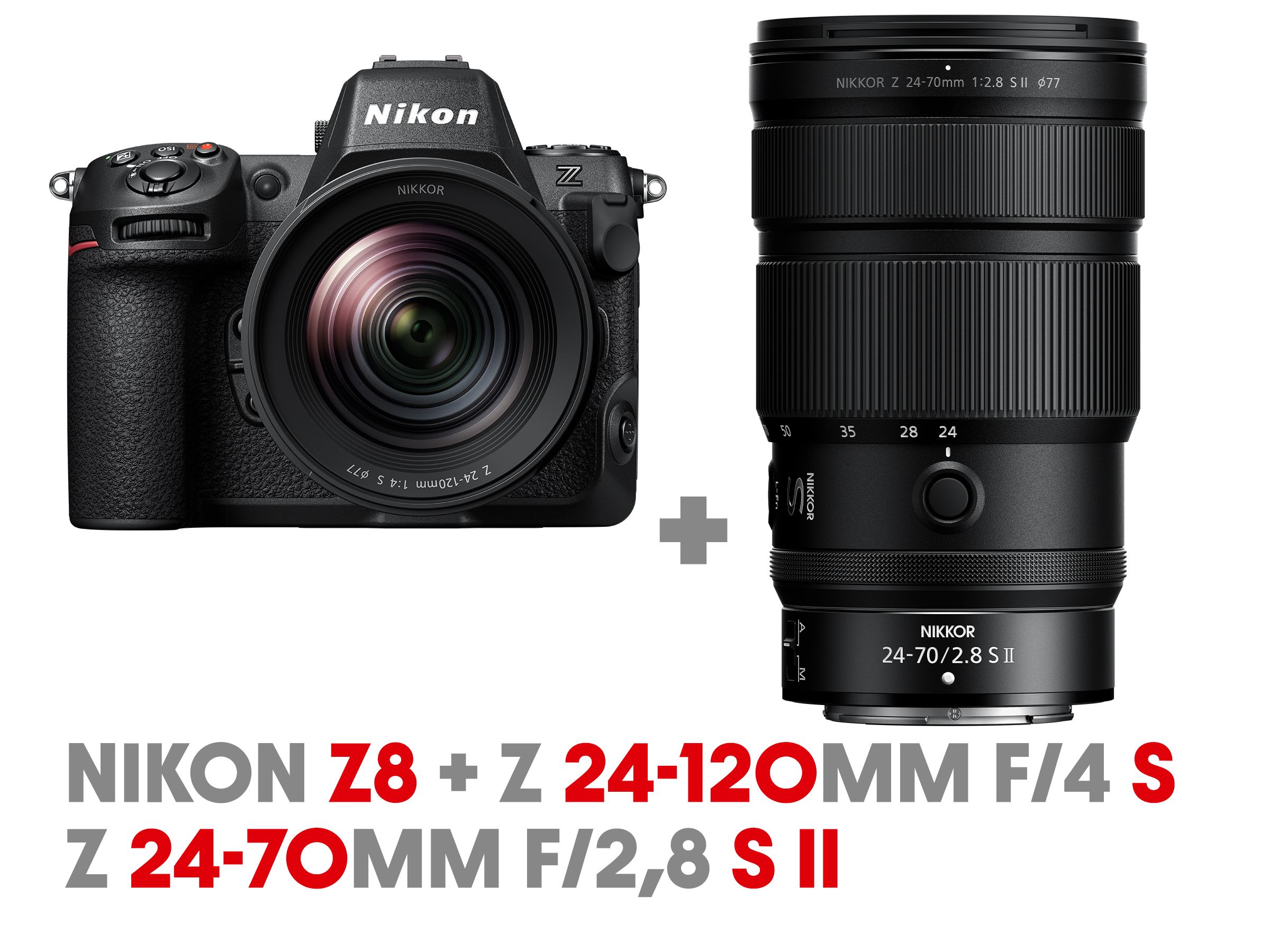 Nikon Z8 Kit 24-120/4 S + 24-70mm/2.8 S II |Ultimate Workhorse Bundle