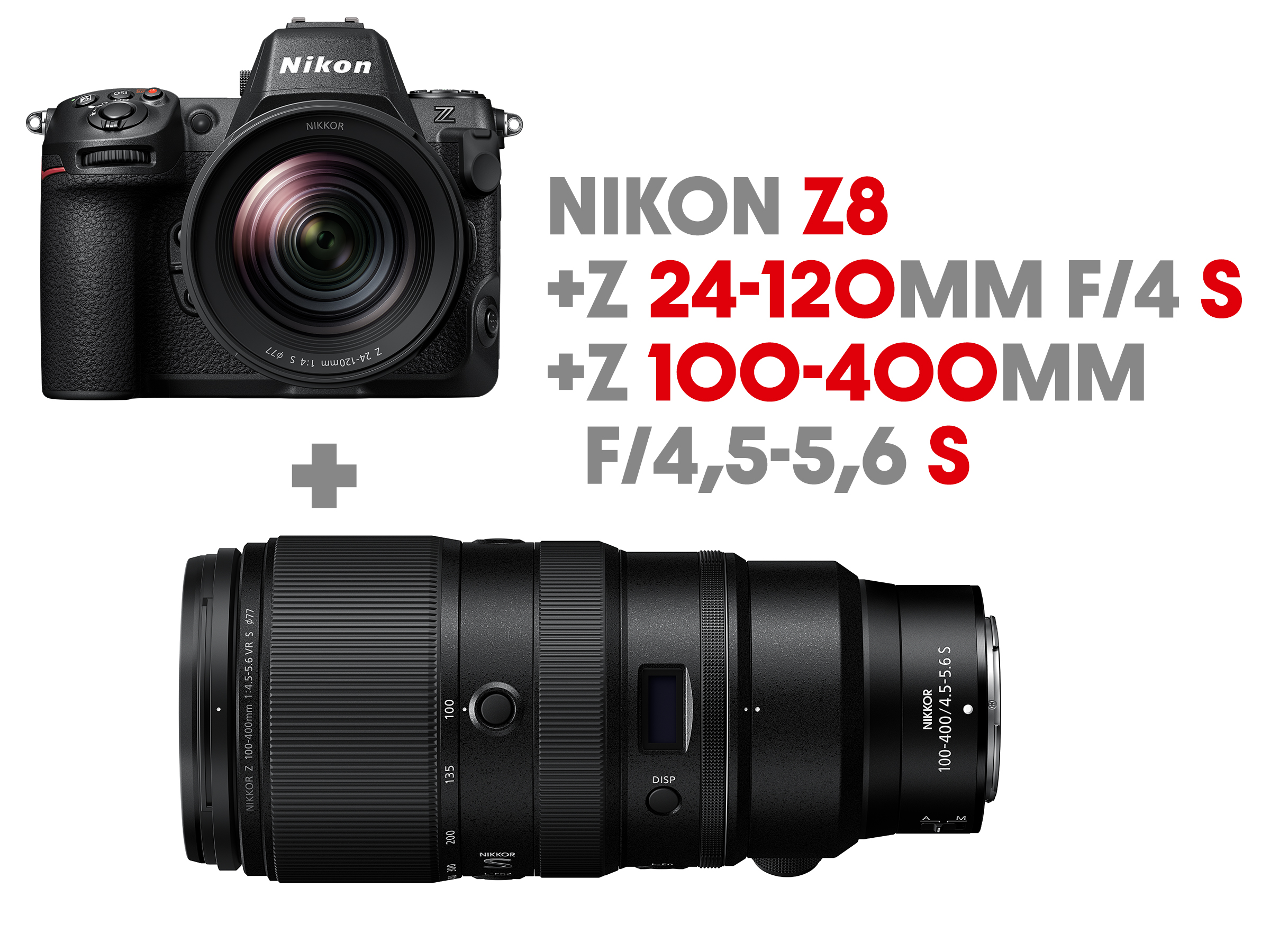 Nikon Z8 Kit 24-120/4 S +100-400mm/4.5-5.6 VR S |Ultimate Tele Allrounder Bundle