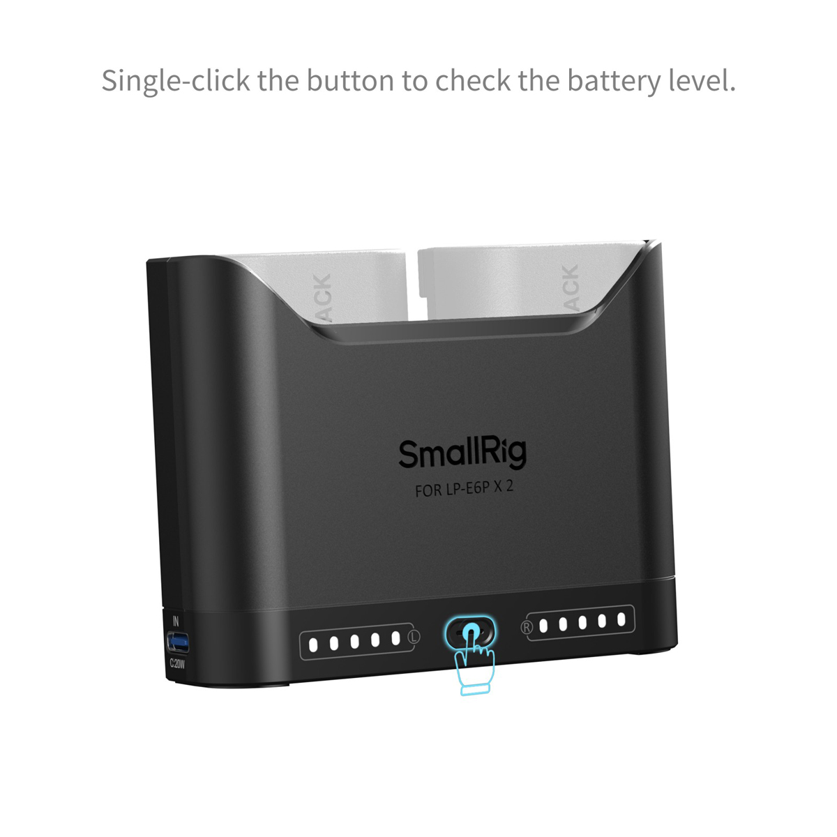 SmallRig 5490 LP-E6P Kamera Akkuladegerät