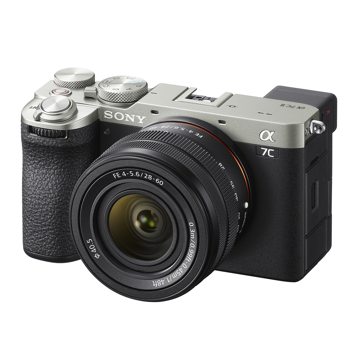 Sony Alpha ILCE-7C II Kit SEL FE 28-60 mm silber, Kamerakit