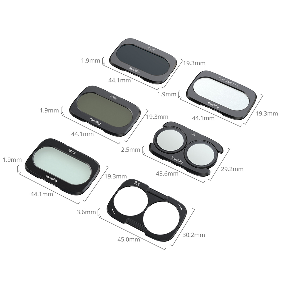 SmallRig 6658 Split-Filter-Kit für DJI Osmo Pocket 4P