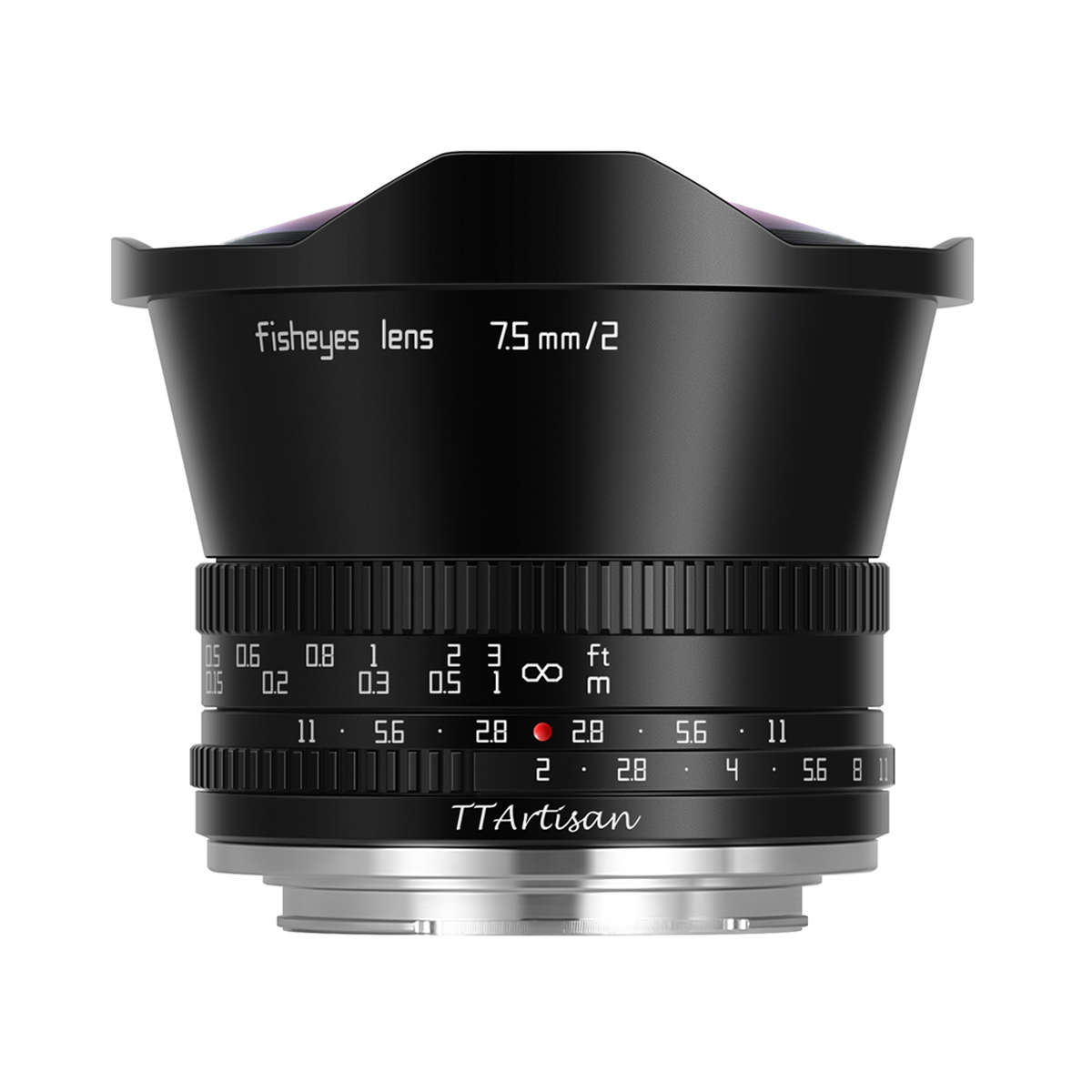 TTARTISAN 2,0/7,5 mm, Sony E-Mount (APS-C) schwarz, Fisheye Objektiv