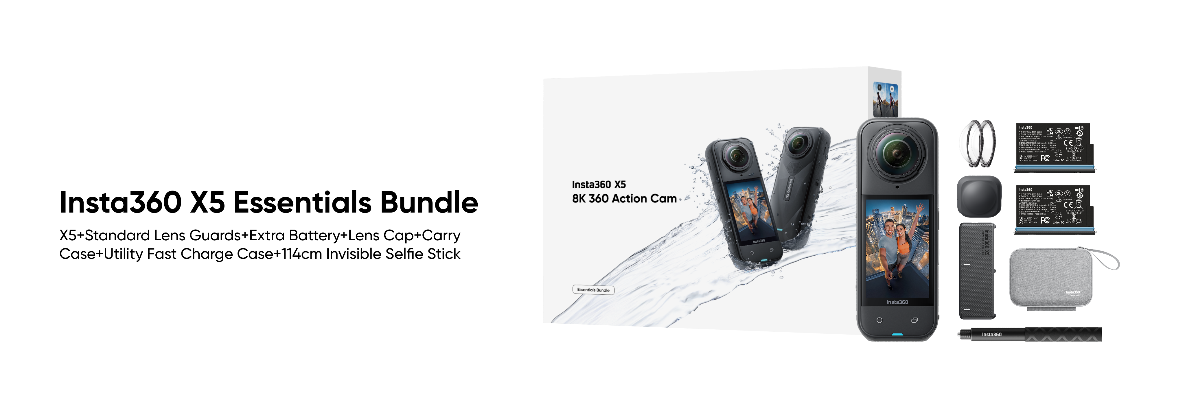 Insta360 X5 Essentials Bundle