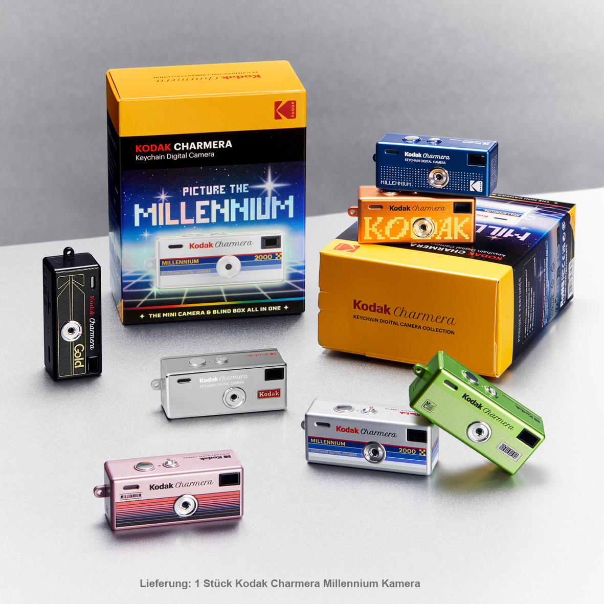 Kodak Charmera MILLENNIUM Schlüsselanhänger-Digitalkamera Blindbox