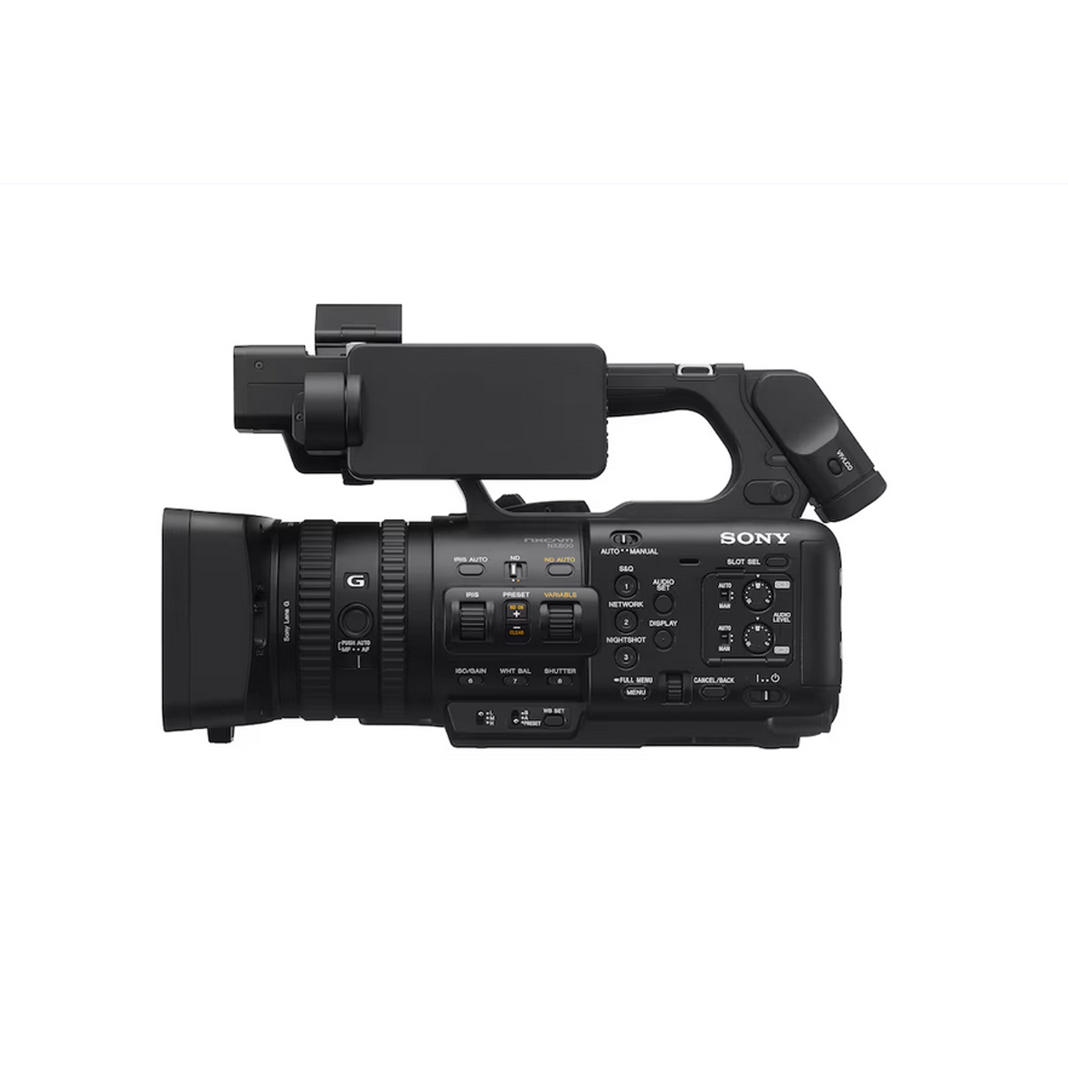 Sony HXR-NX800 4K HDR NXCAM Camcorder mit 20x Zoom