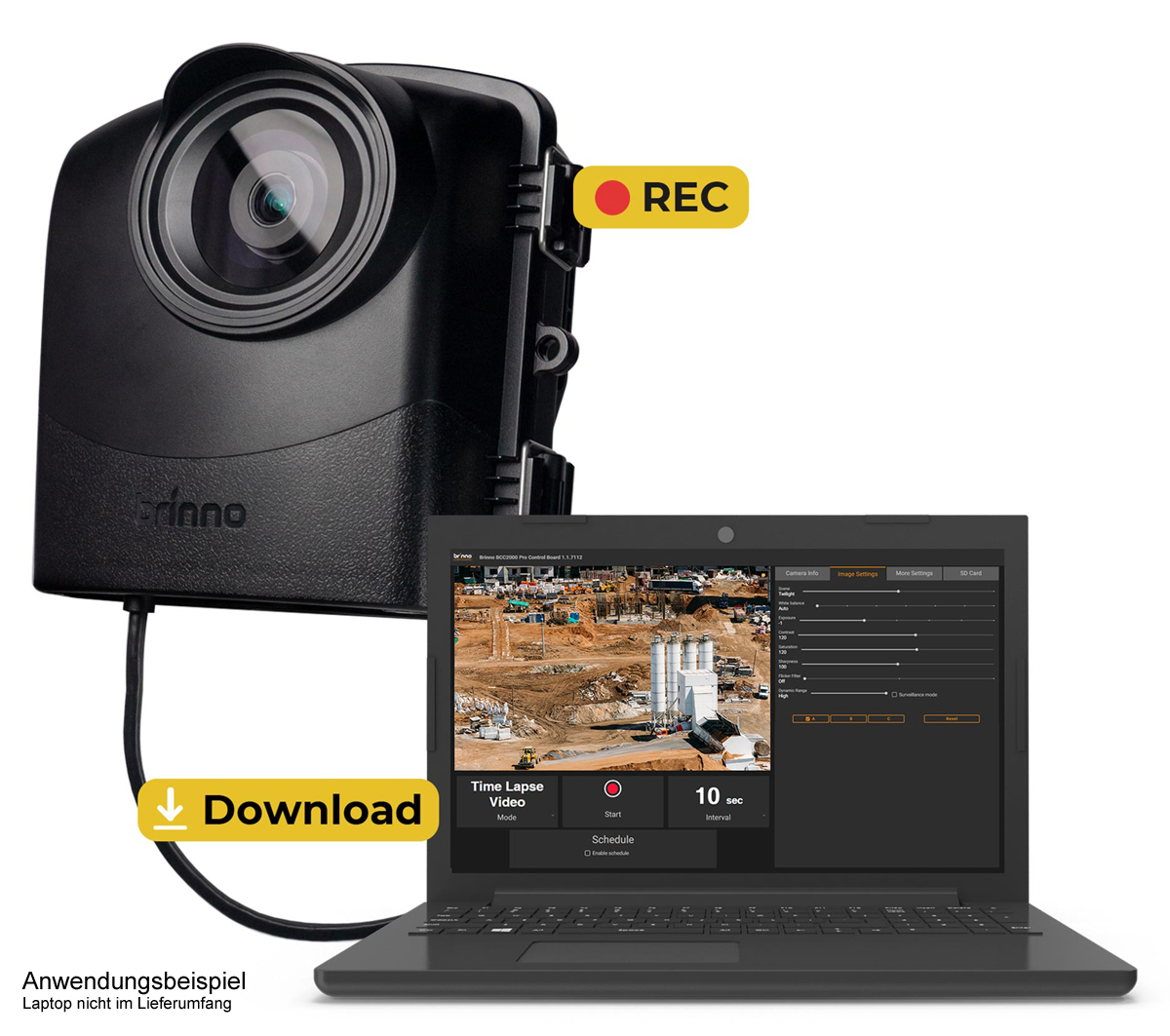 Brinno BCC2000 Plus Full HD HDR Konstruktions-Zeitraffer-Kamera Bundle