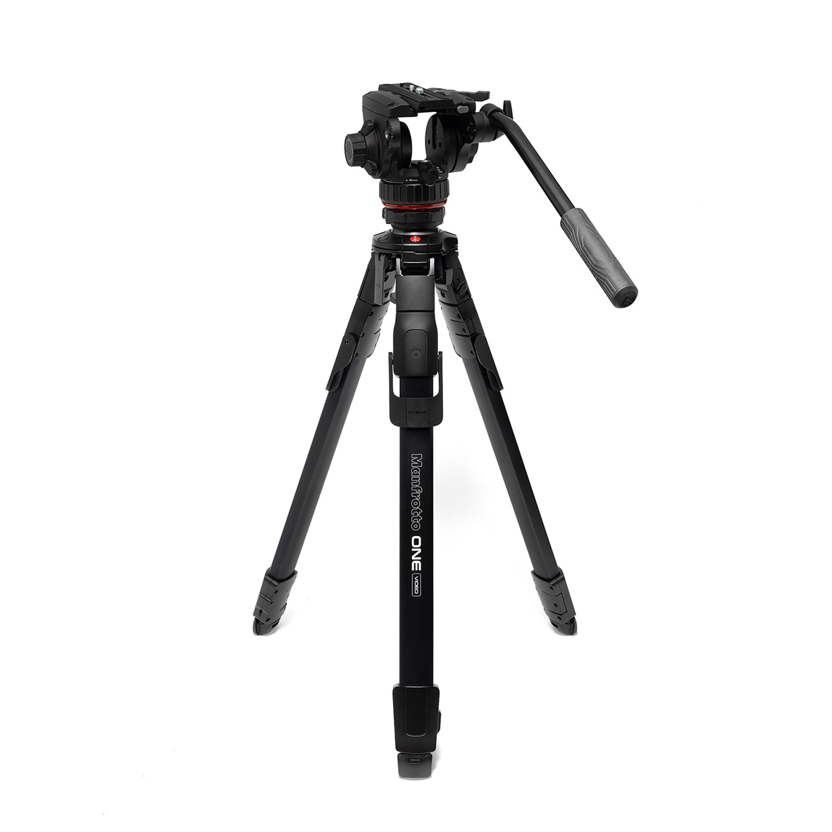 Manfrotto Videostativ Alu Kit mit Fluid Videokopf 502X