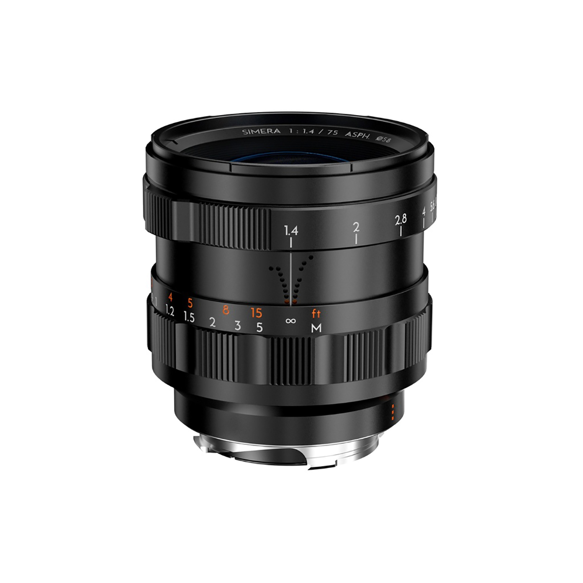 THYPOCH Full-frame Photography Lens Simera 75mm f1,4 for Leica M Mount,black