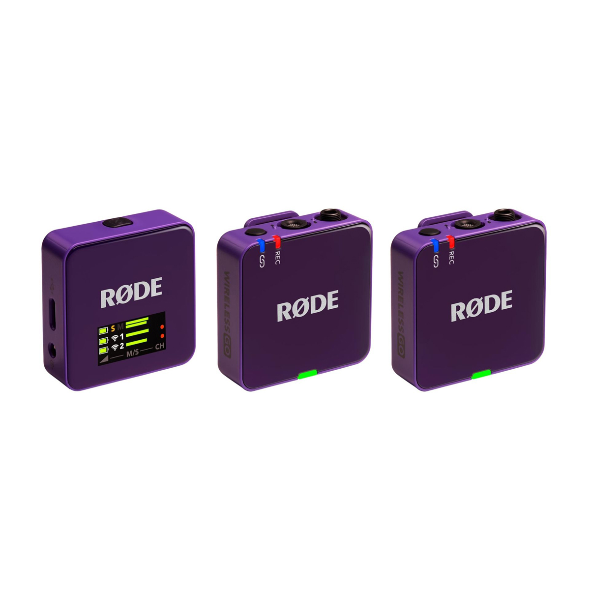 Rode Wireless GO (Gen. 3) Purple, dig., Mikrofonsystem, 2-Kanal, drahtlos