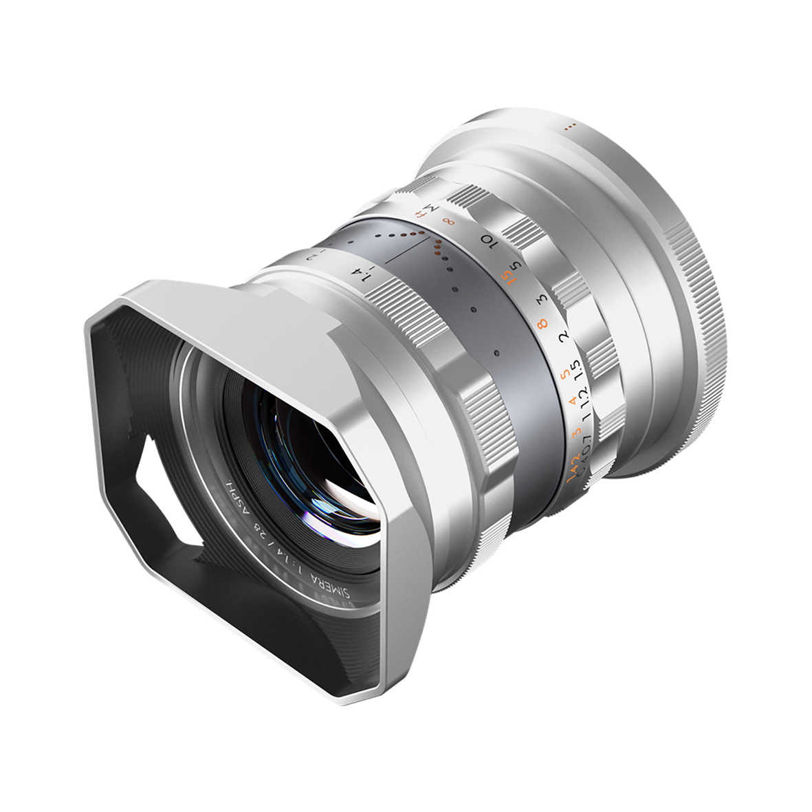 THYPOCH Full-frame Photography Lens Simera 28mm f1,4 for Nikon Z Mount, sil