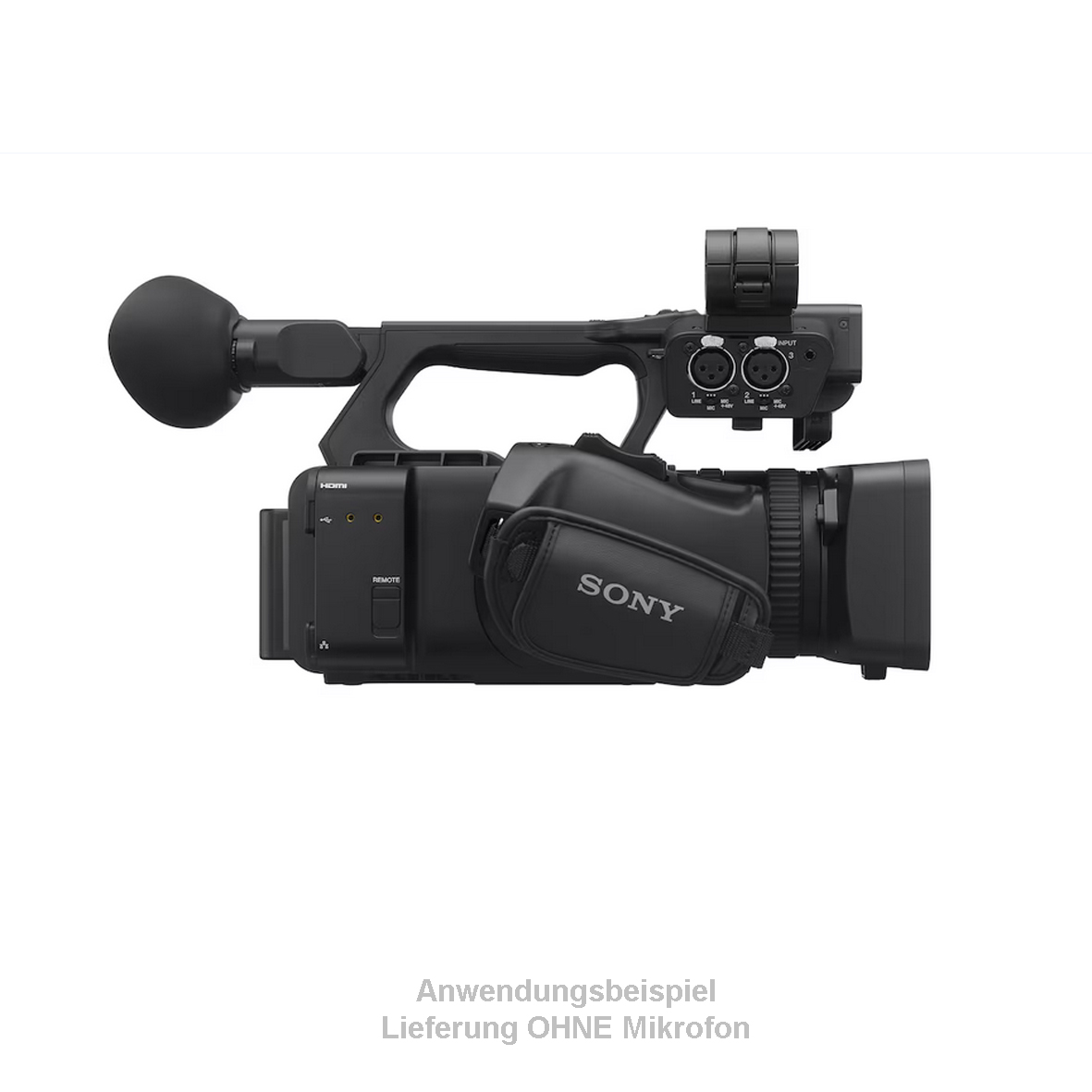 Sony HXR-NX800 4K HDR NXCAM Camcorder mit 20x Zoom