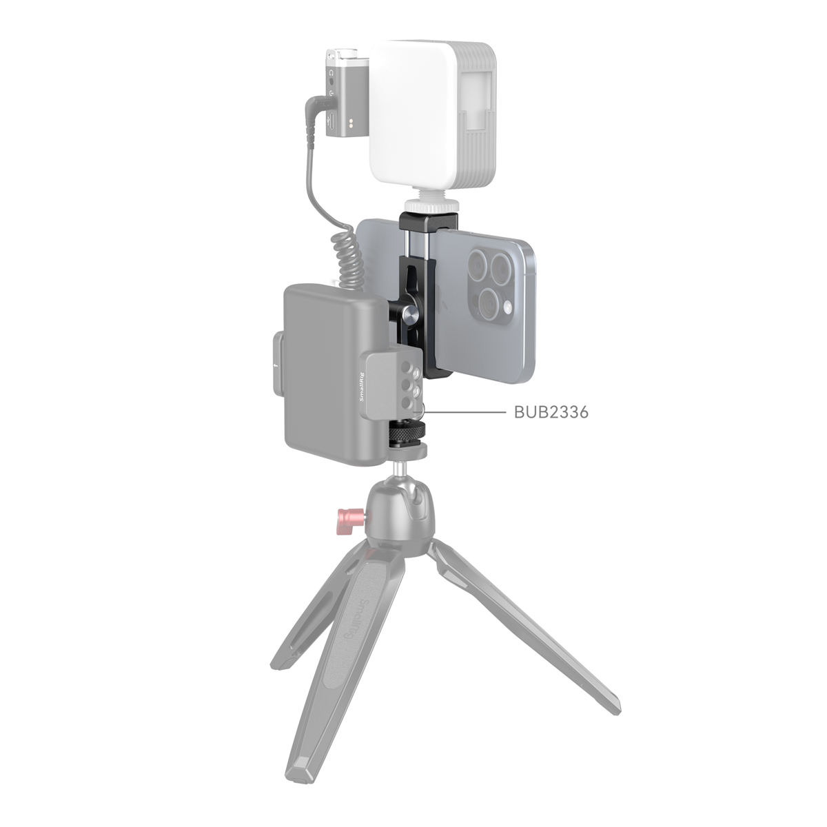 SmallRig 4382 Metal Phone Holder with Cold Shoe Mount