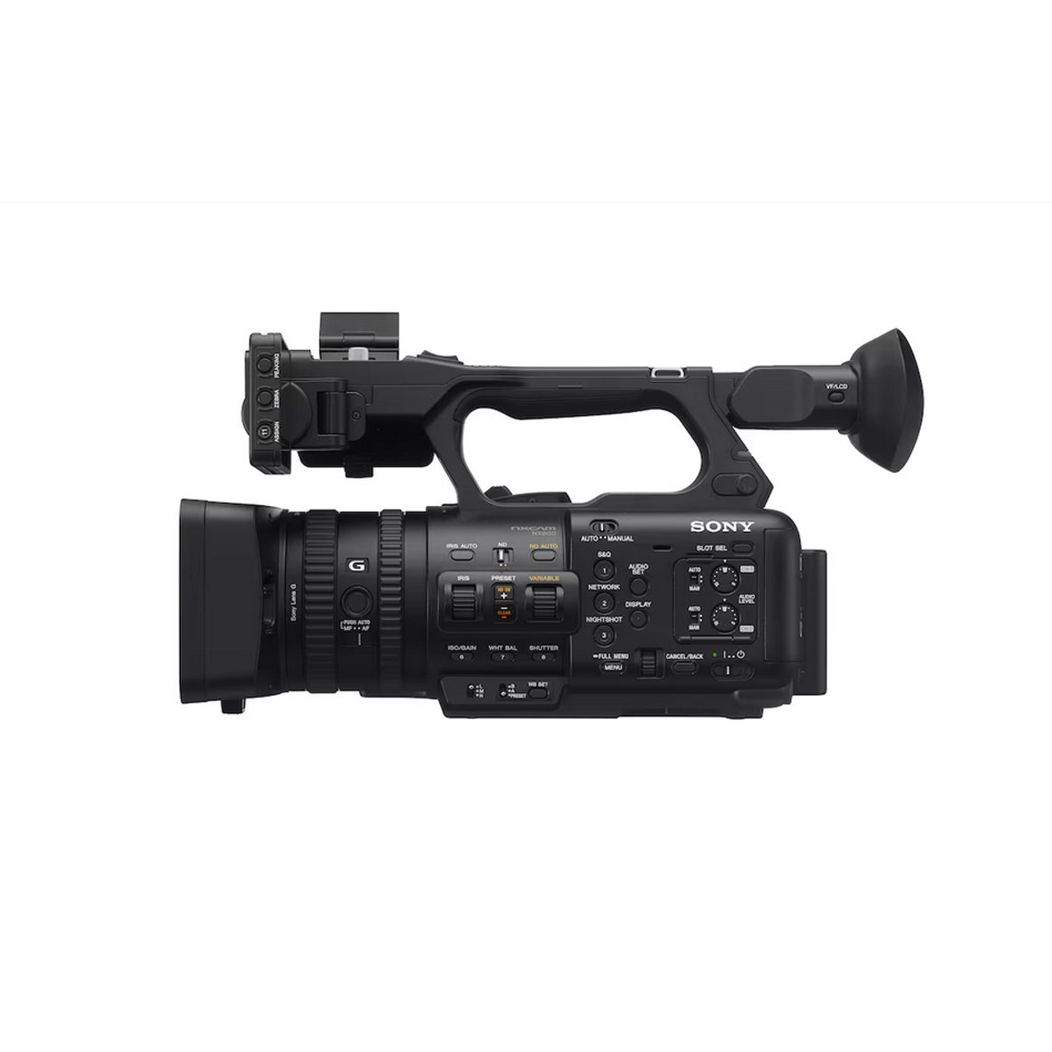 Sony HXR-NX800 4K HDR NXCAM Camcorder mit 20x Zoom