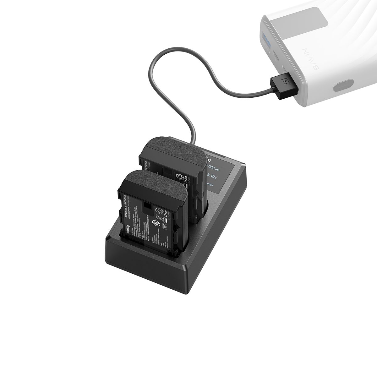 SmallRig 3821 LP-E6NH Kamera-Akku und Ladegerät Kit