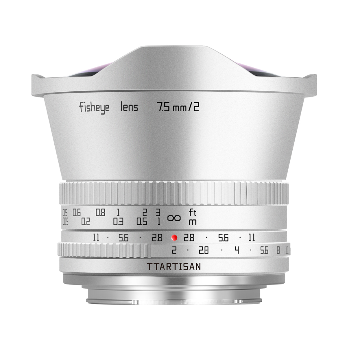 TTARTISAN 2,0/7,5 mm silber, Sony E-Mount, Fisheye Objektiv