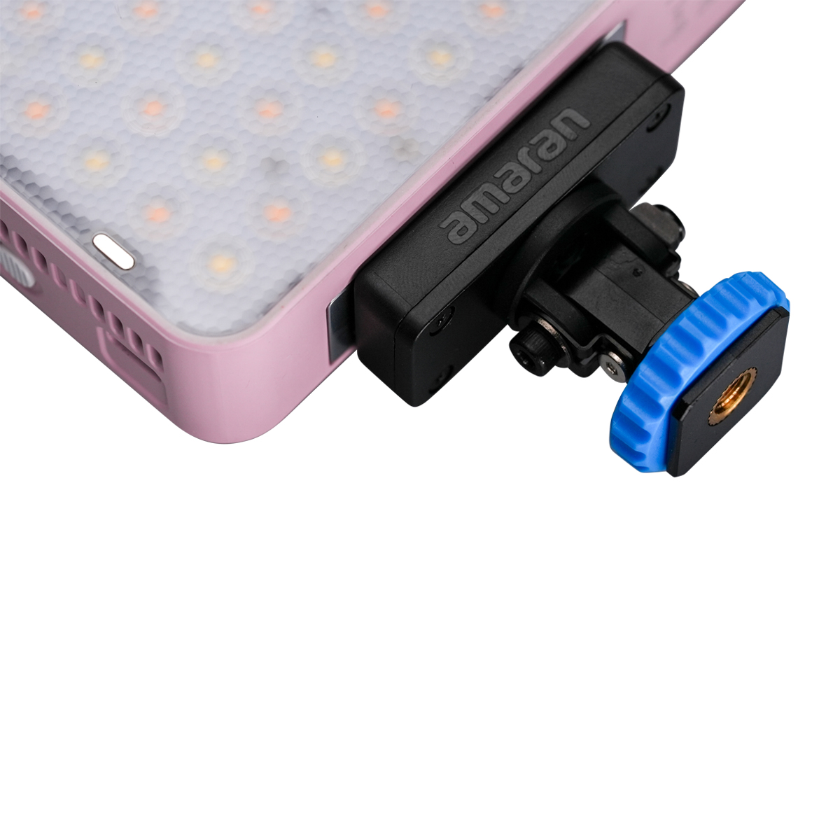 Amaran Ace 25c Pink Kit RGBWW-LED Kameraleuchte+Grid+Mini-Stativ+Tasche
