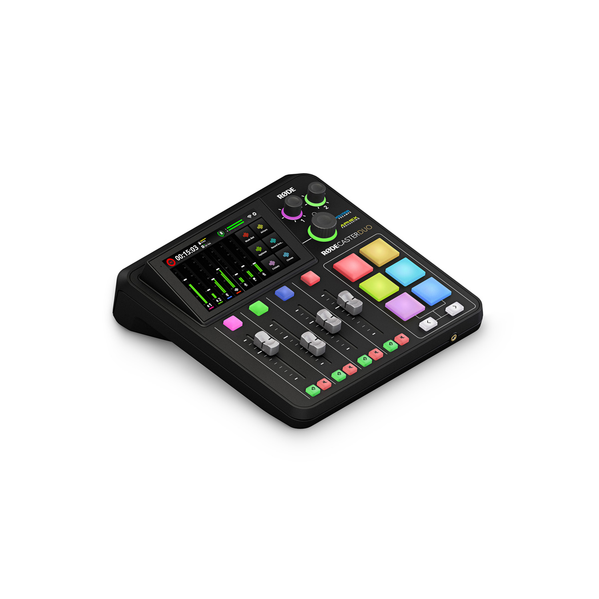 Rode RODECaster Duo black,Podcast-Studio Integrated Audio Production Studio