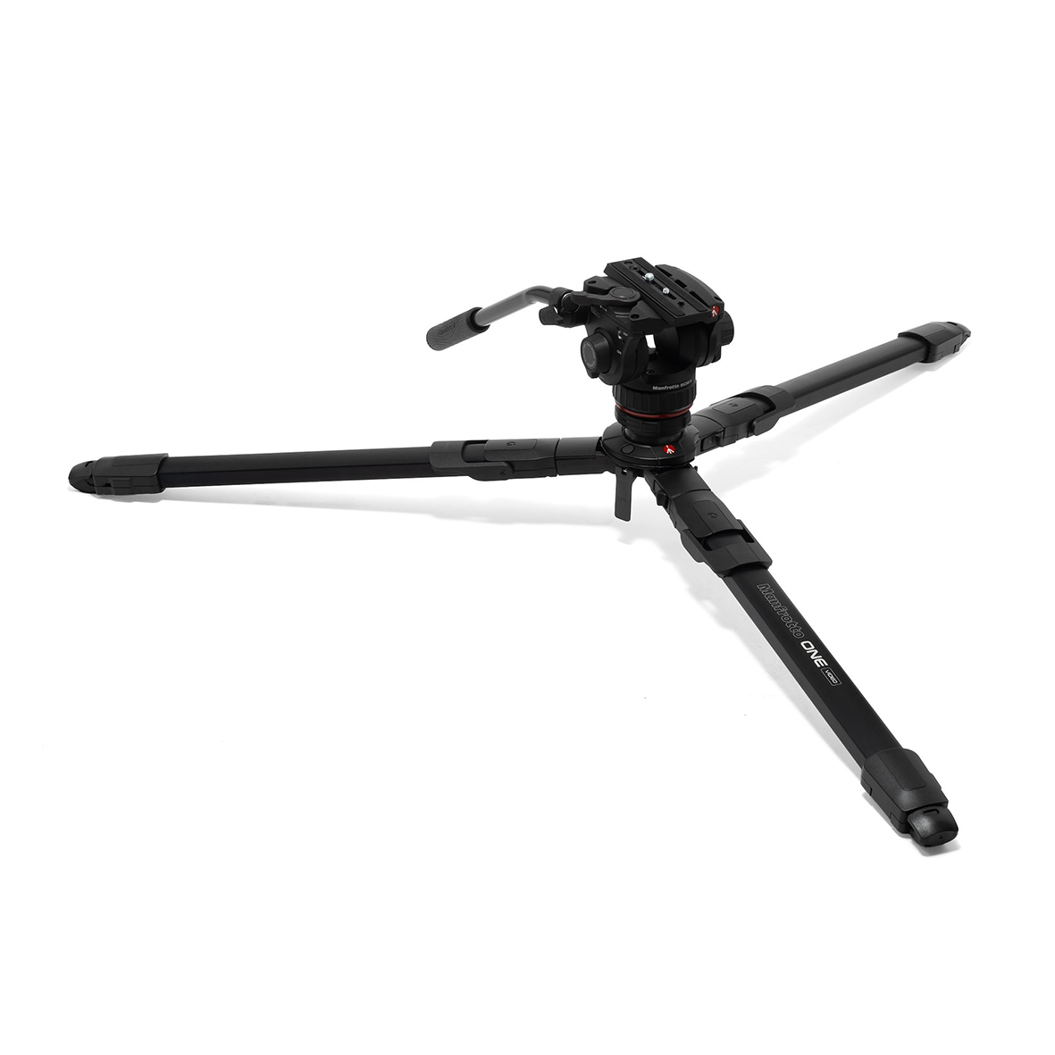 Manfrotto Videostativ Alu Kit mit Fluid Videokopf 502X