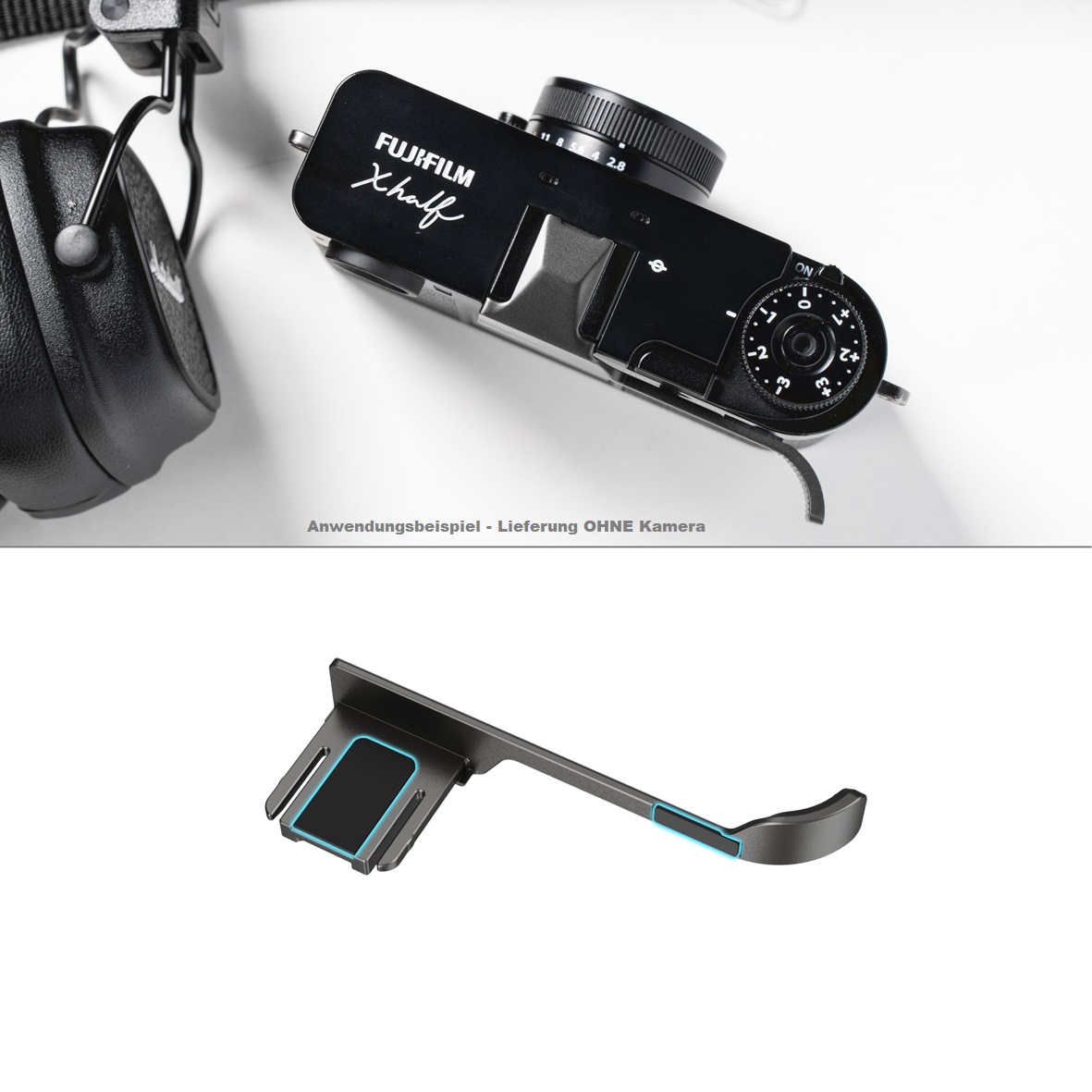 SmallRig 5333 Thumb Grip charcoal silver für Fujifilm X half
