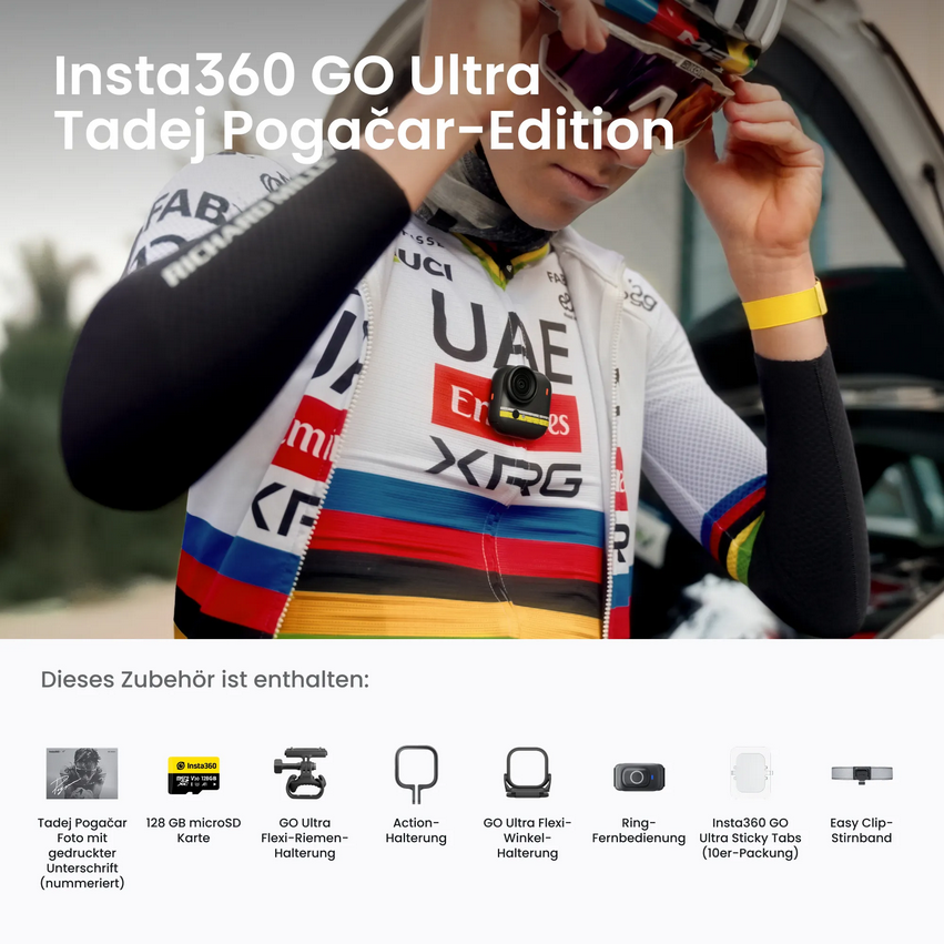 Insta360 GO Ultra Tadej Pogačar Edition