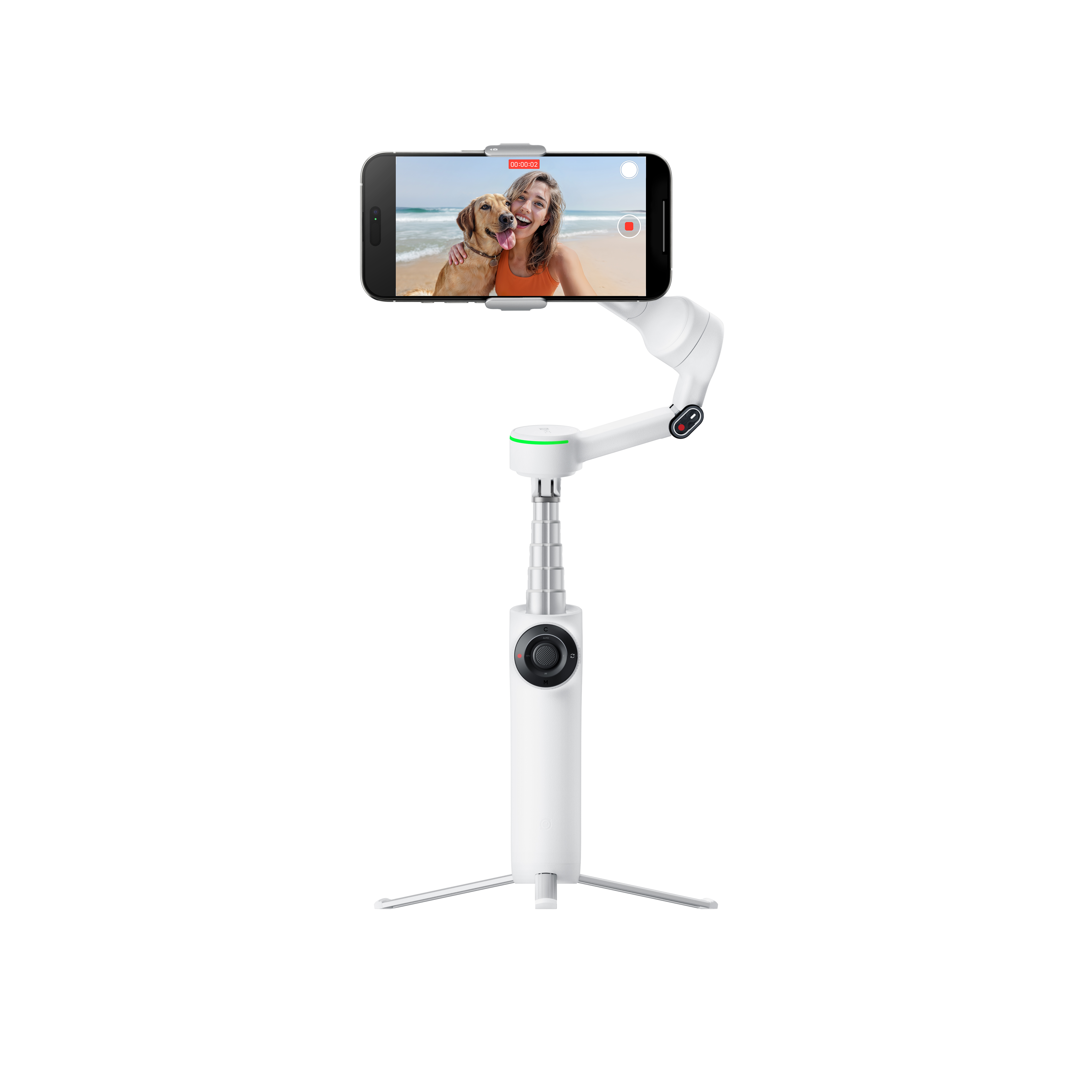 Insta360 Flow 2 Pro AI Tracker Bundle White