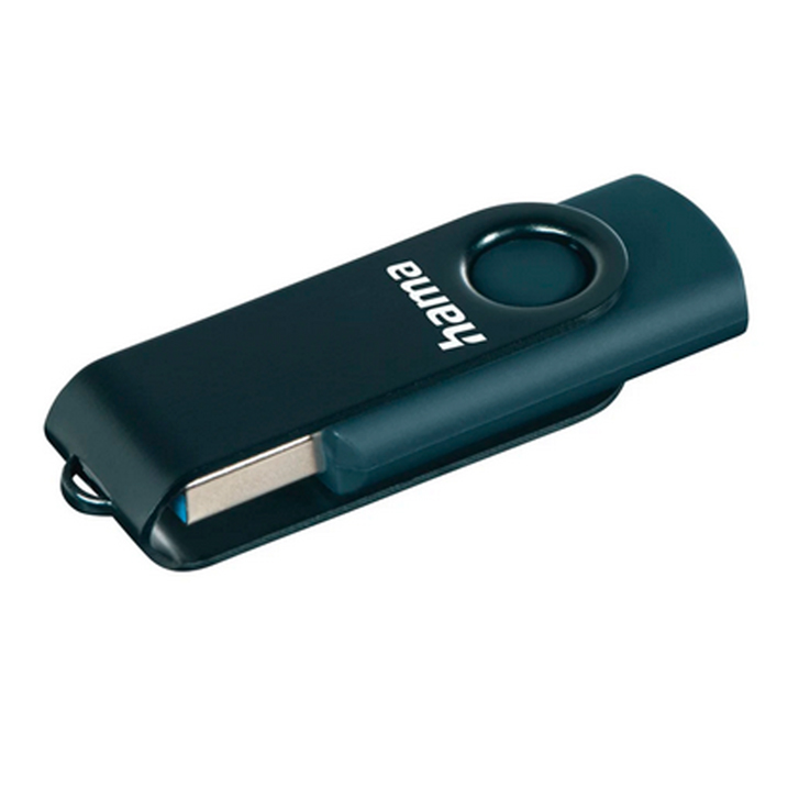 Hama USB-Stick "Rotate" USB 3.0, 32GB, 70MB/s petrolblau