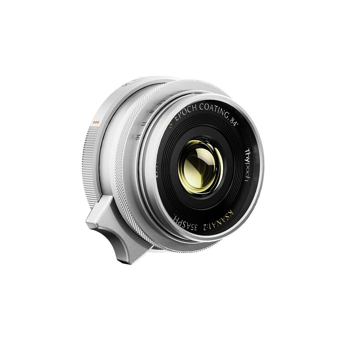 THYPOCH Ksana 35mm f/2 ASPH, Full-frame Photo Lens (Leica M, Silver Chrome)
