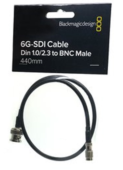 Blackmagic BNC-Kabel Din 1.0/2.3 auf BNC-Stecker Male