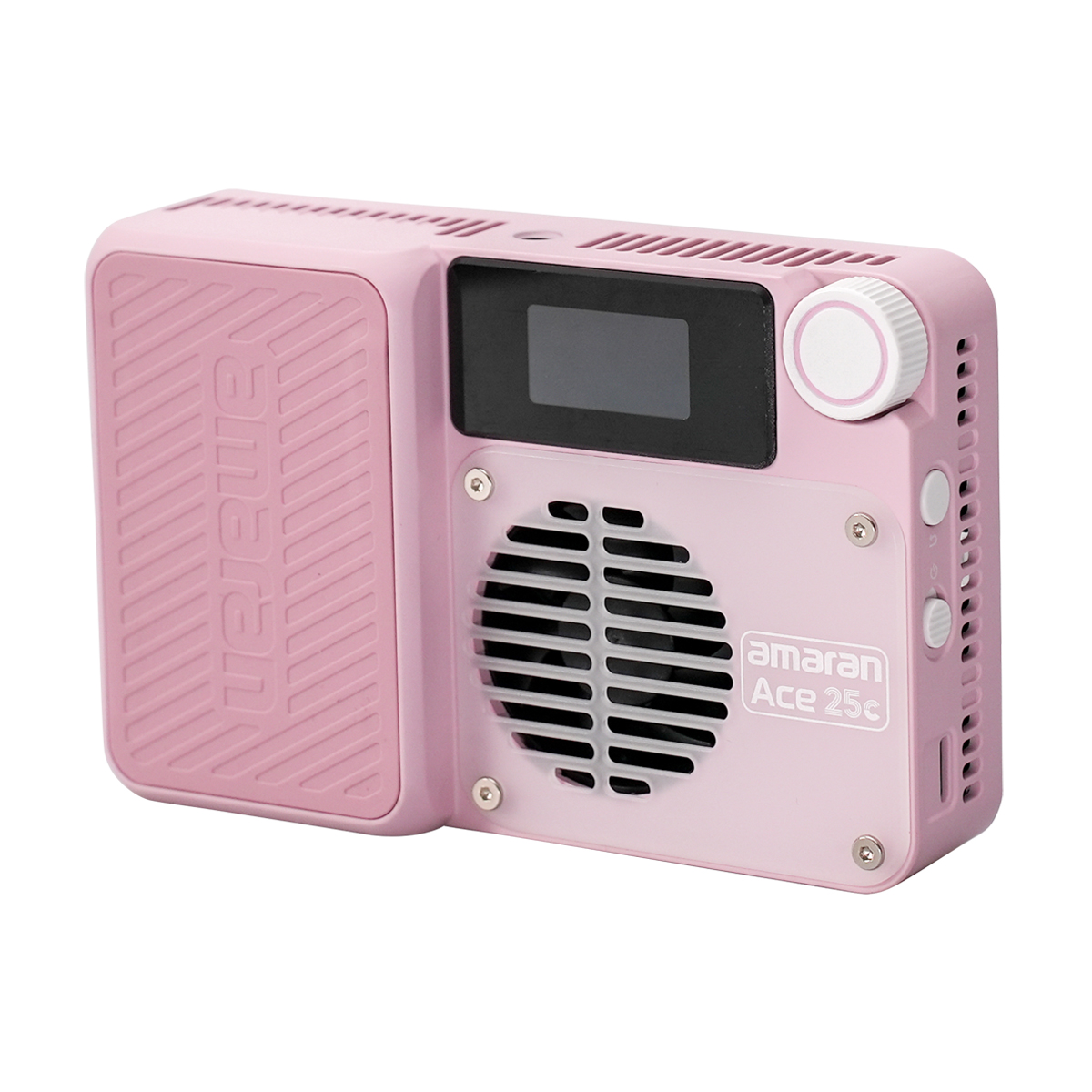 Amaran Ace 25c Pink Kit RGBWW-LED Kameraleuchte+Grid+Mini-Stativ+Tasche
