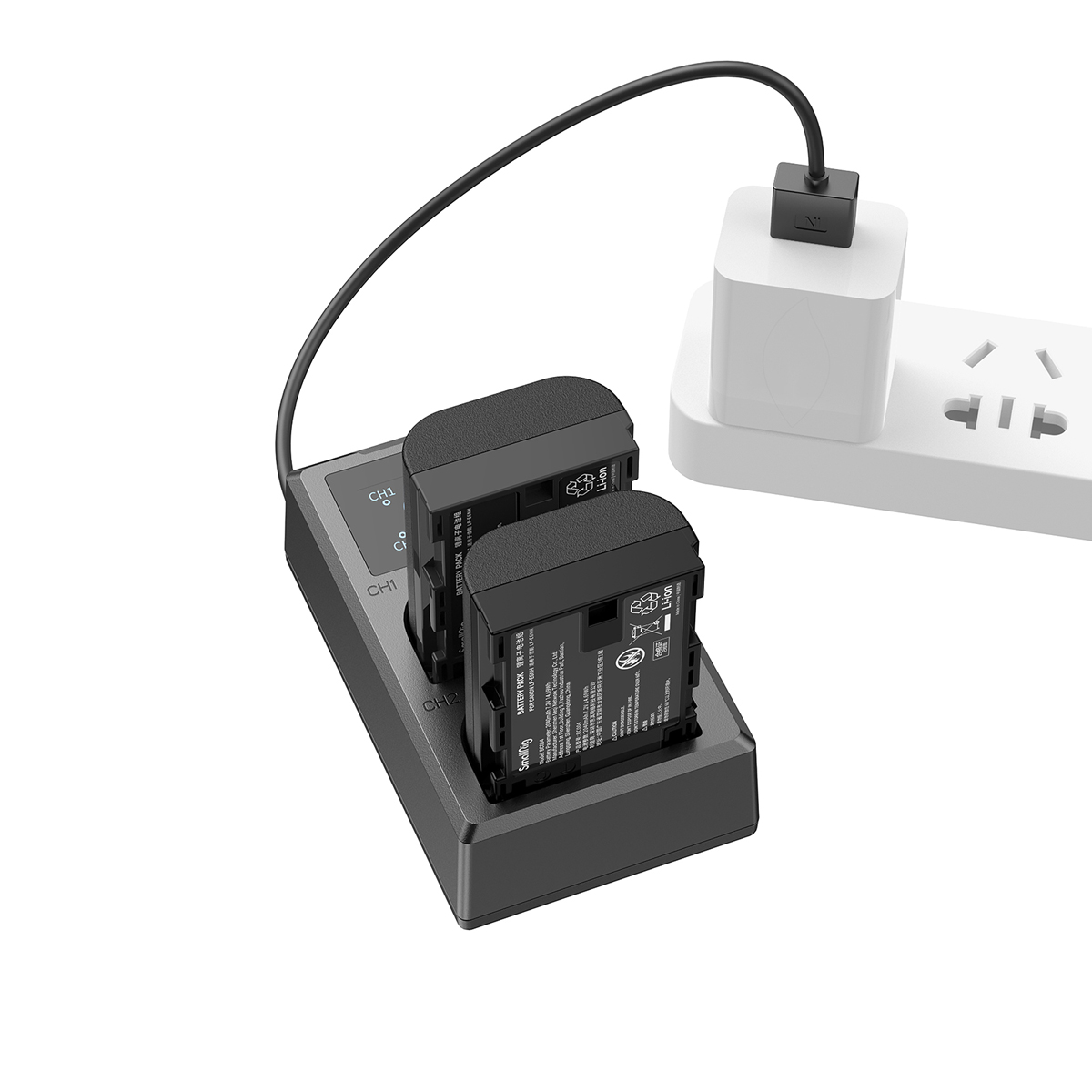 SmallRig 3821 LP-E6NH Kamera-Akku und Ladegerät Kit