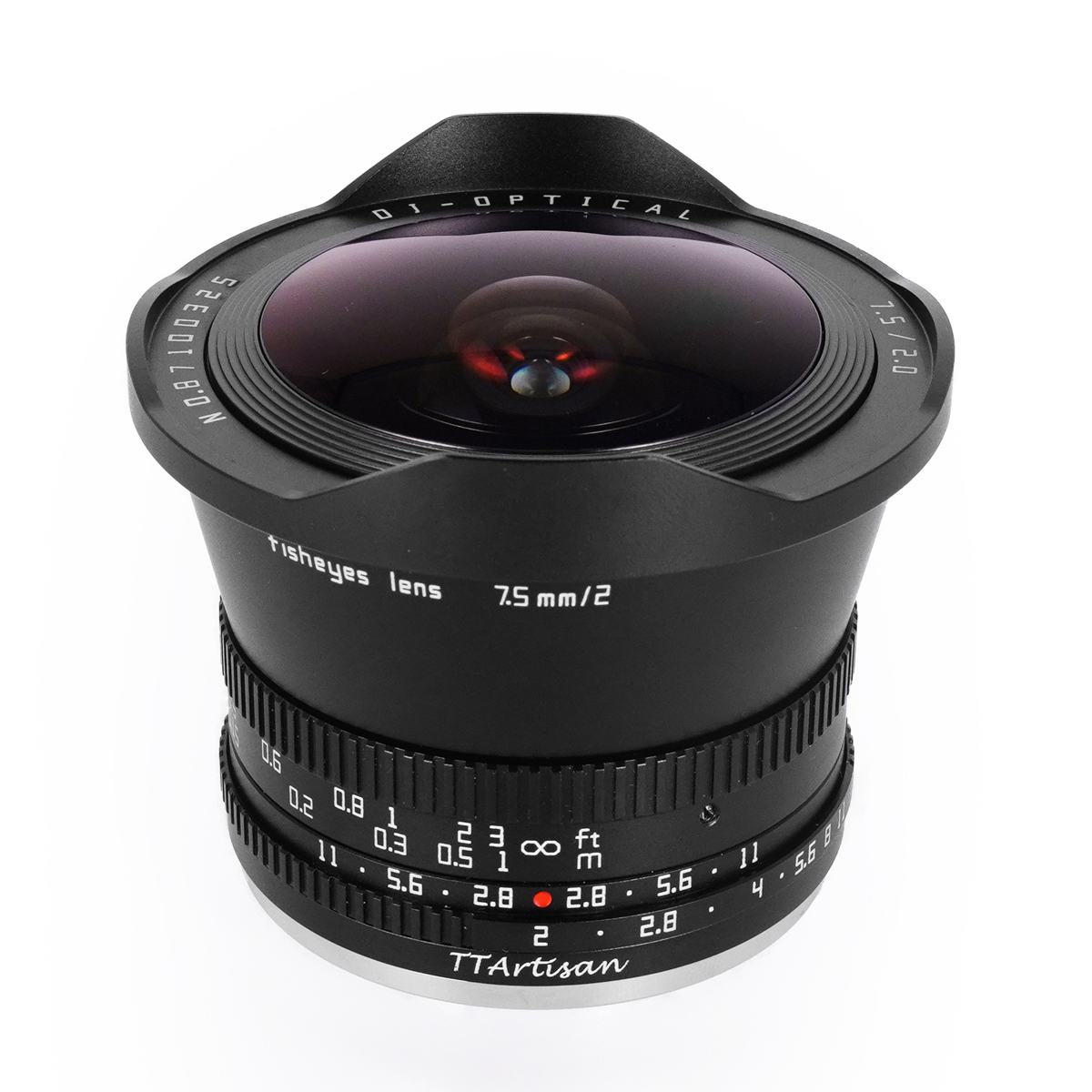 TTARTISAN 2,0/7,5 mm, MFT, schwarz, Fisheye Objektiv