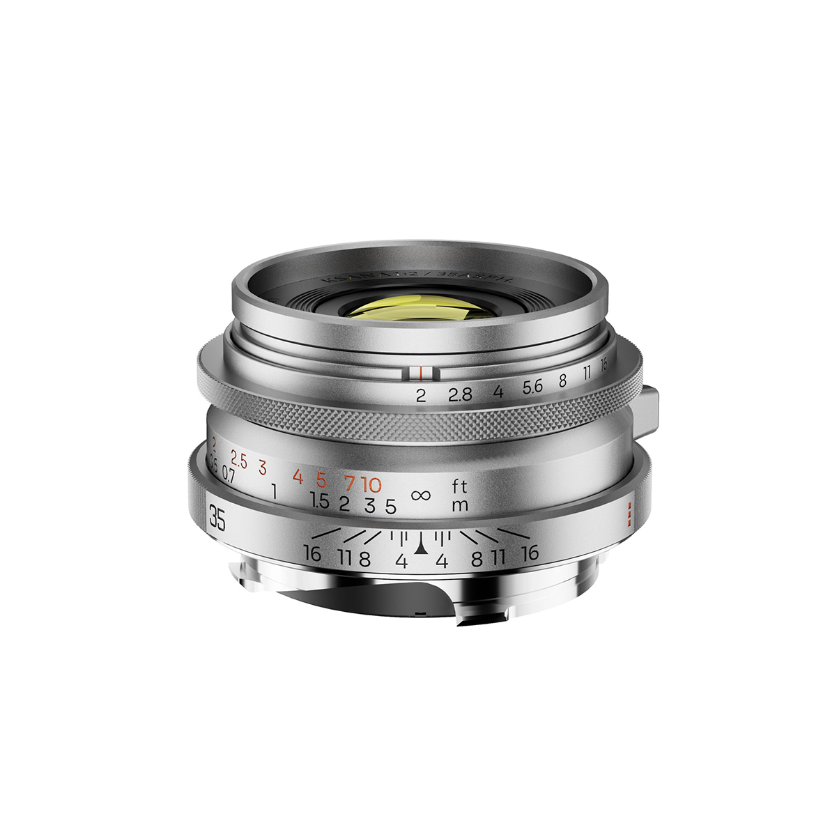 THYPOCH Ksana 35mm f/2 ASPH, Full-frame Photo Lens (Leica M, Silver Chrome)