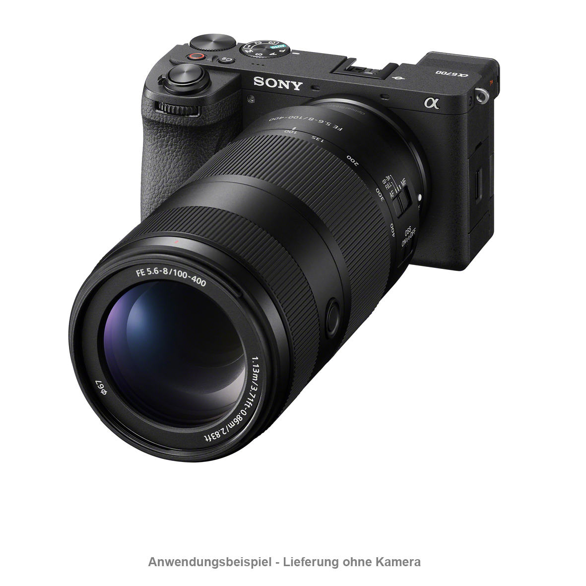 Sony FE 100-400mm/5,6-8,0 OSS Objektiv, schwarz