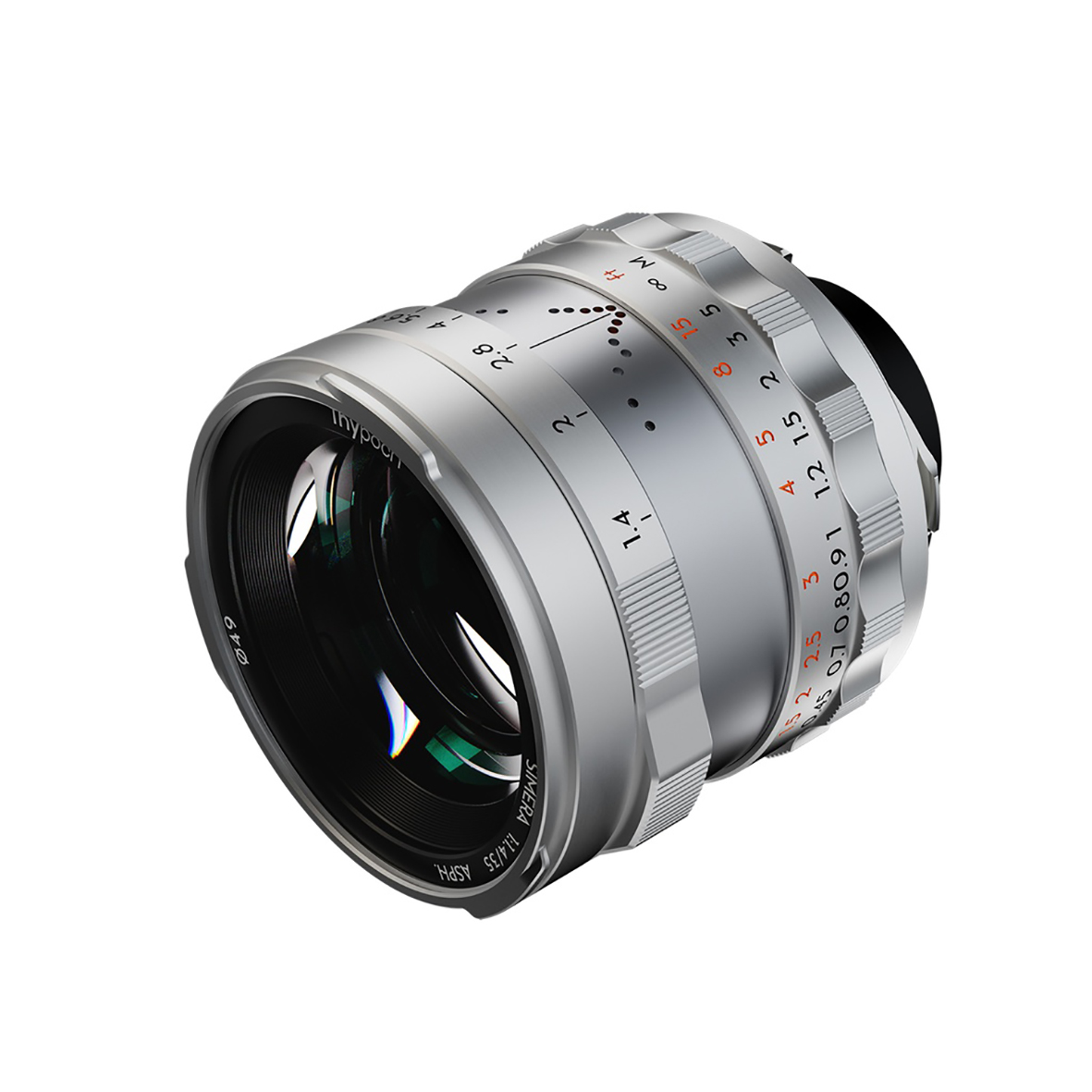 THYPOCH Full-frame Photography Lens Simera 35mm f1,4 for Leica M Mount sil