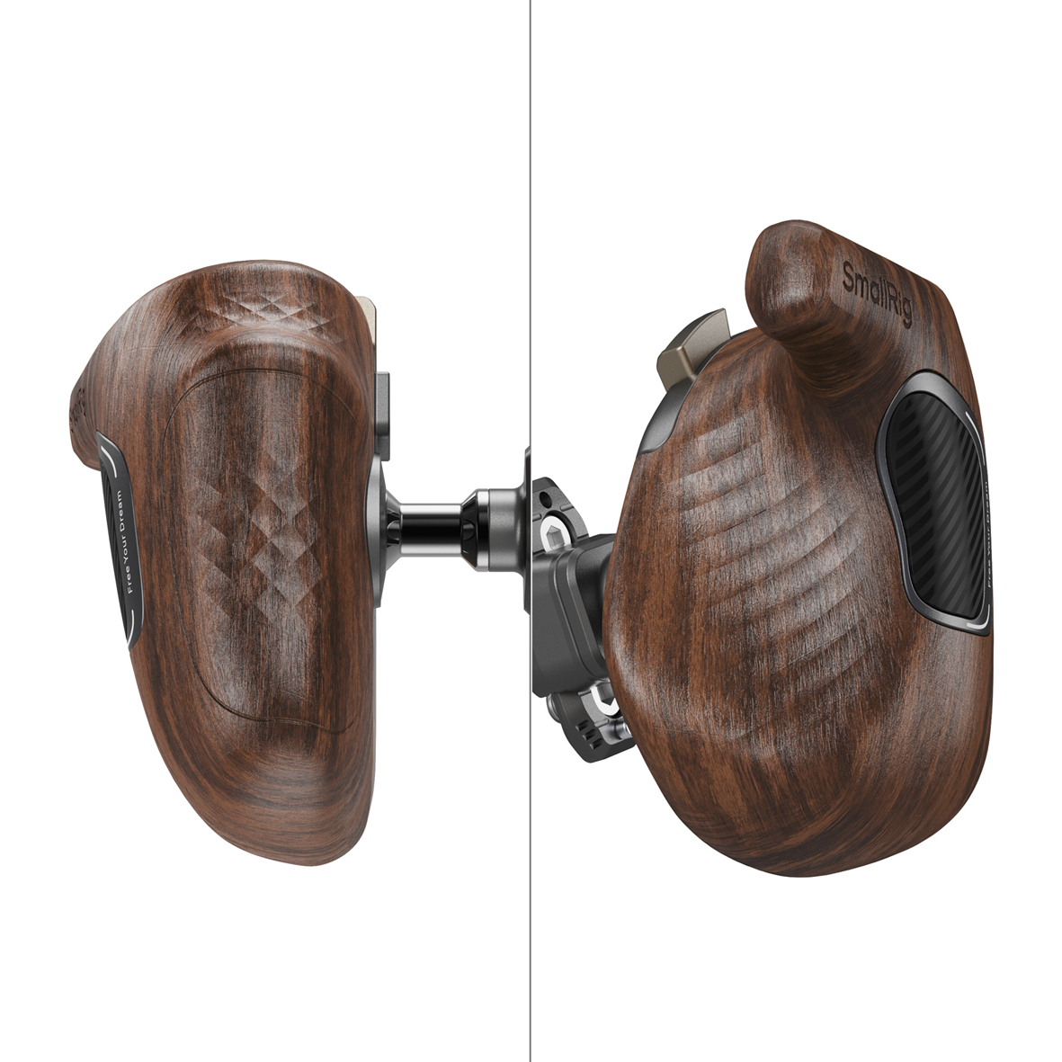 SmallRig 5192 Image Grip Right Side Holzgriff mit NATO-Klemme
