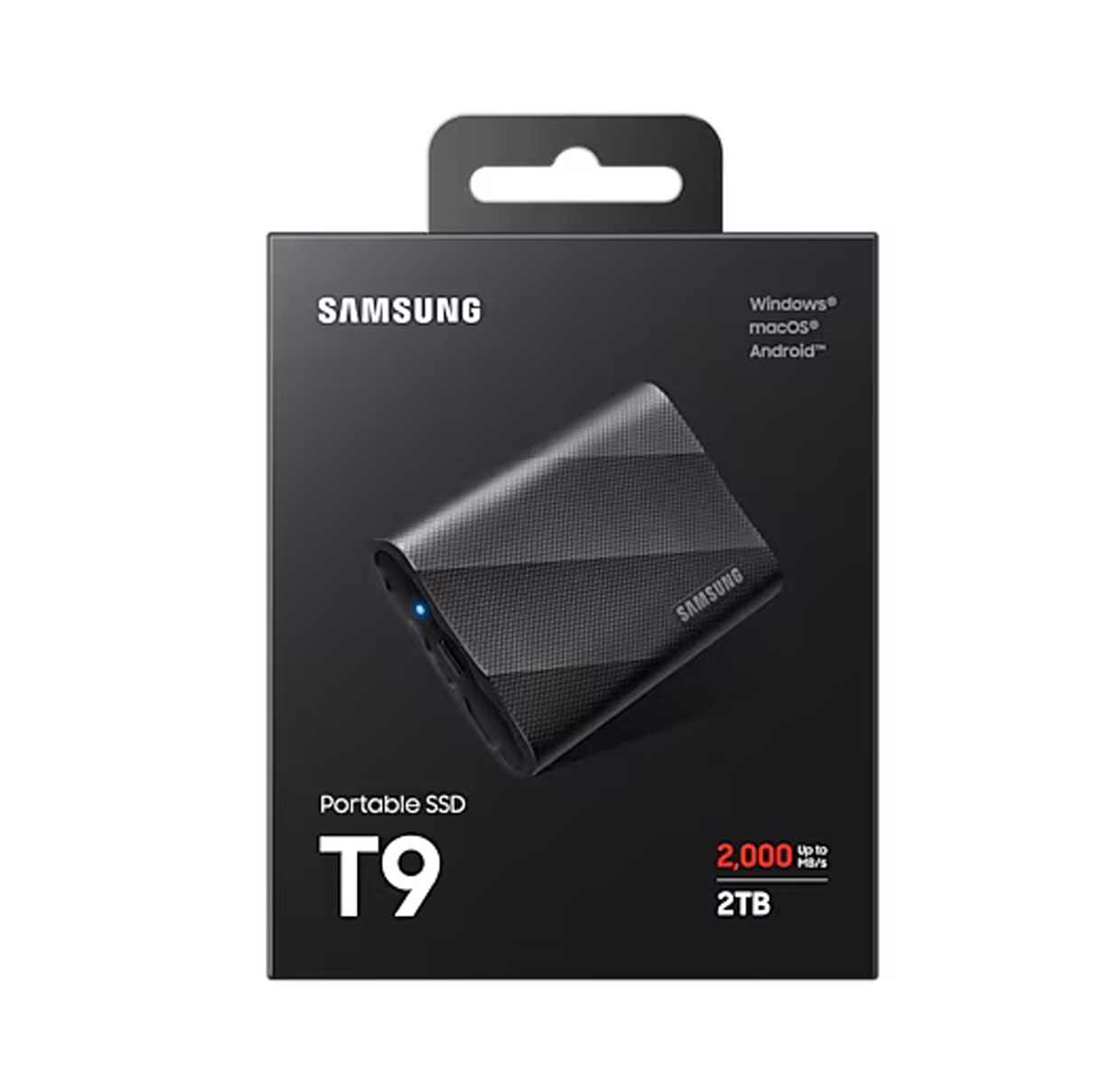 Samsung SSD T9 2TB Schwarz USB-C schwarz