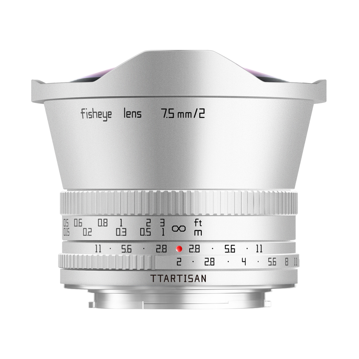 TTARTISAN 2,0/7,5 mm silber, Fujifilm X-Mount, Fisheye Objektiv