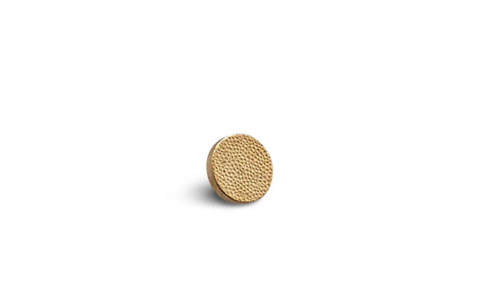 Squarehood Shutter Button Hammered/Auslöseknopf gehämmert Brass