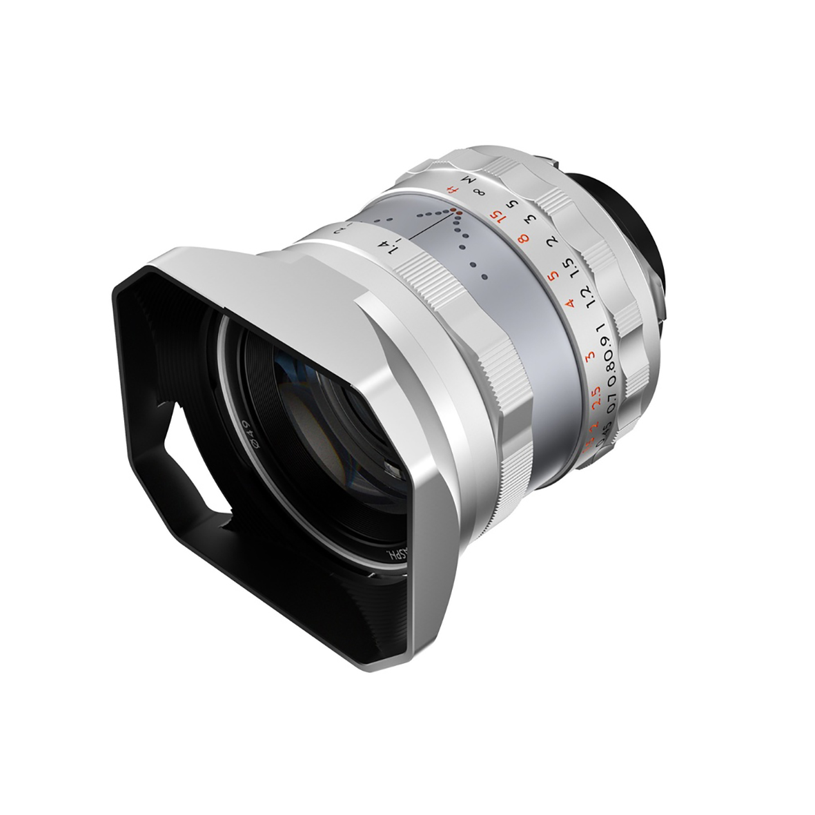 THYPOCH Full-frame Photography Lens Simera 35mm f1,4 for Leica M Mount, sil