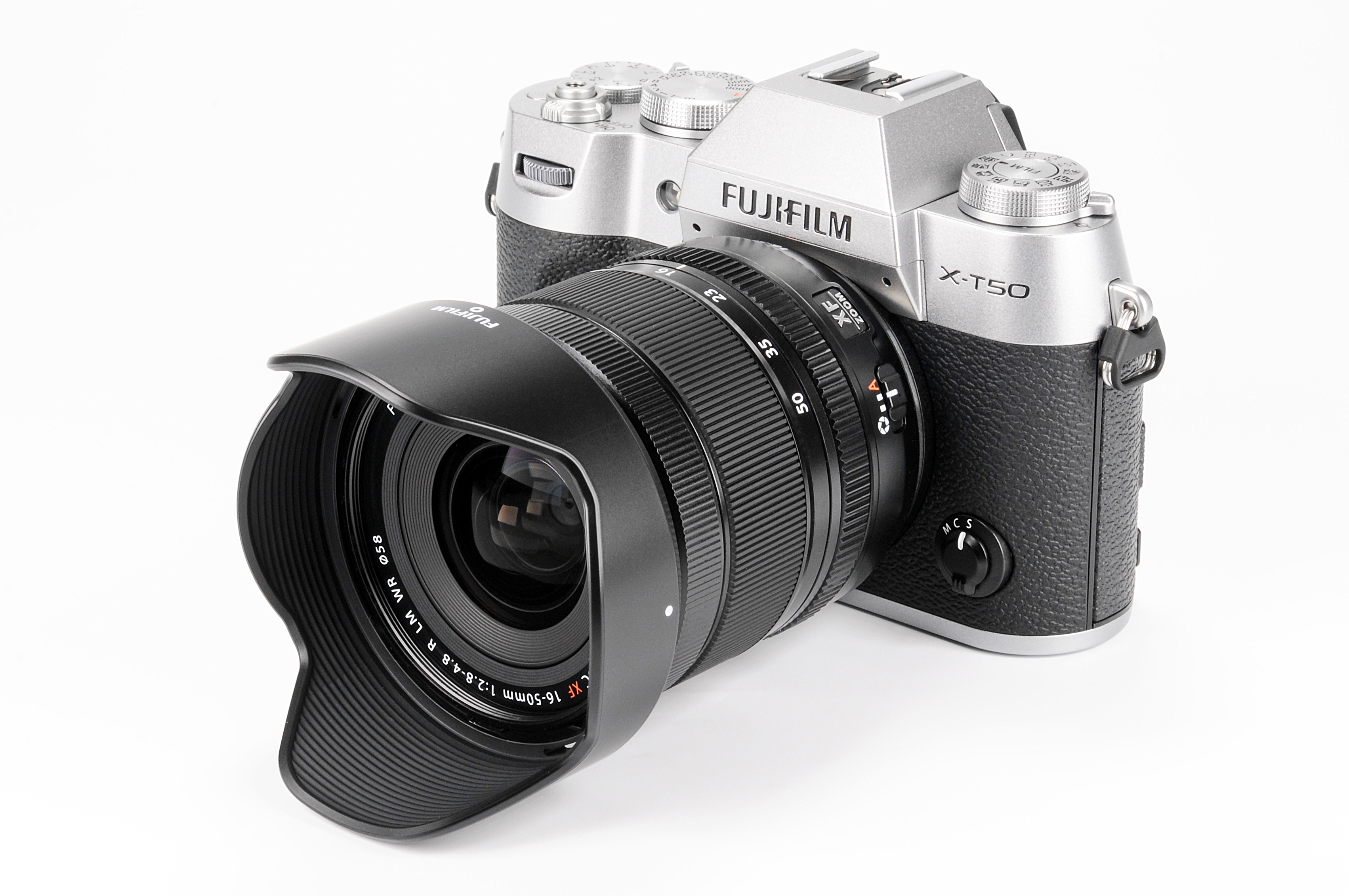 Fujifilm X-T50 Kit XF 16-50 Silber - Rückläufer