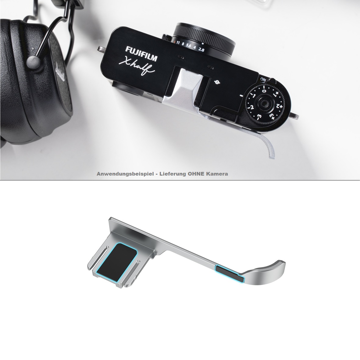 SmallRig 5221 Thumb Grip silver für Fujifilm X half