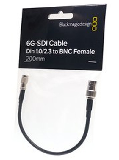 Blackmagic BNC-Kabel Din 1.0/2.3 auf BNC-Buchse Female
