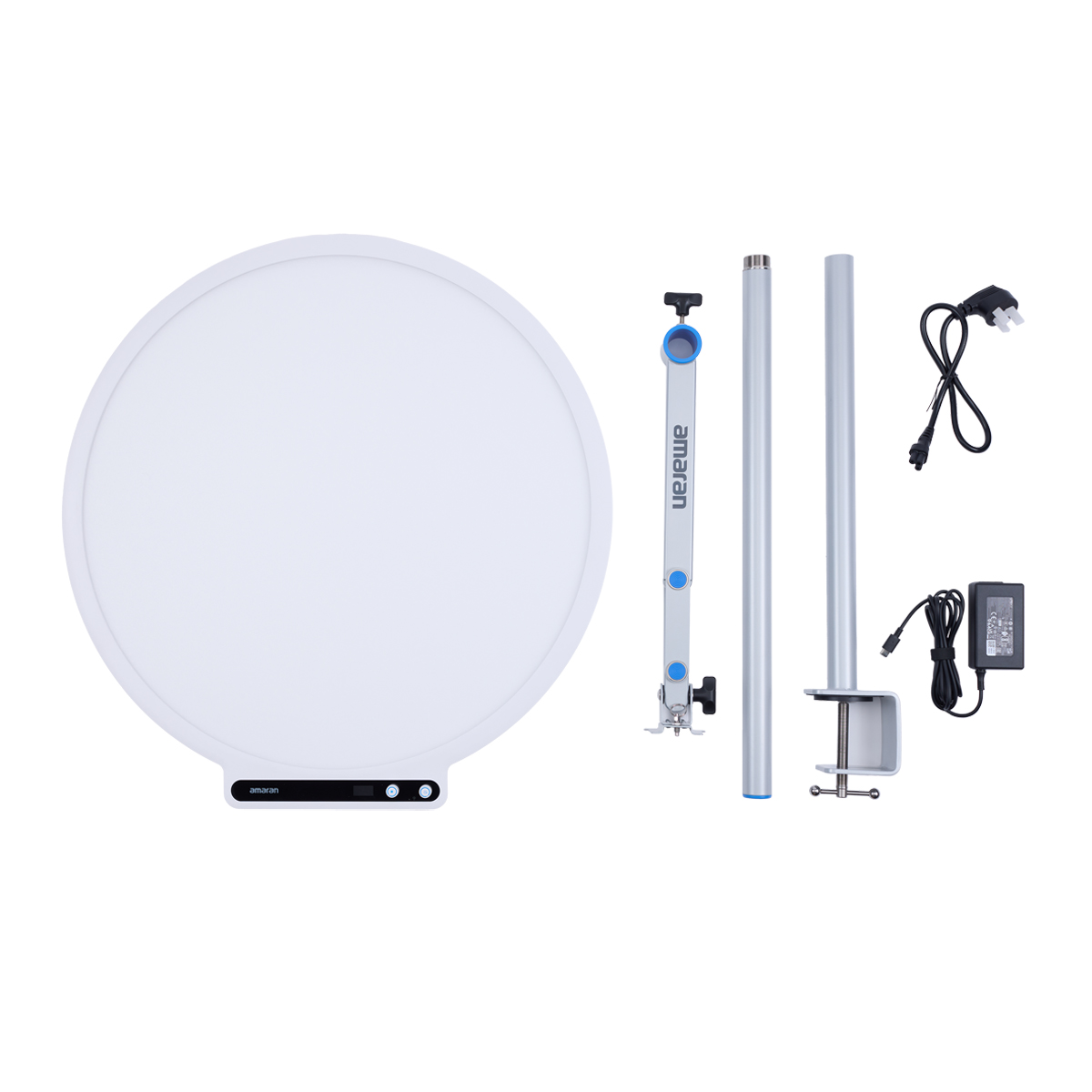 Amaran Verge Max Kit White (EU), Bi-Color Flächenleuchte mit Tischständer
