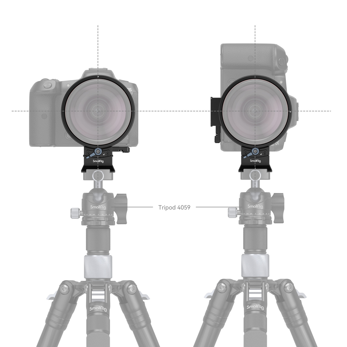 SmallRig 4300 Drehbares Horizontal- Vertikal-Montageplatten-Kit für Canon