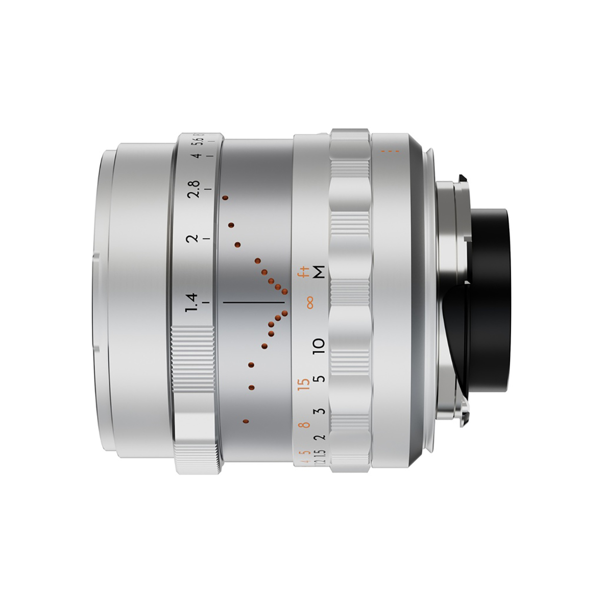 THYPOCH Full-frame Photography Lens Simera 28mm f1,4 for Leica M Mount, sil