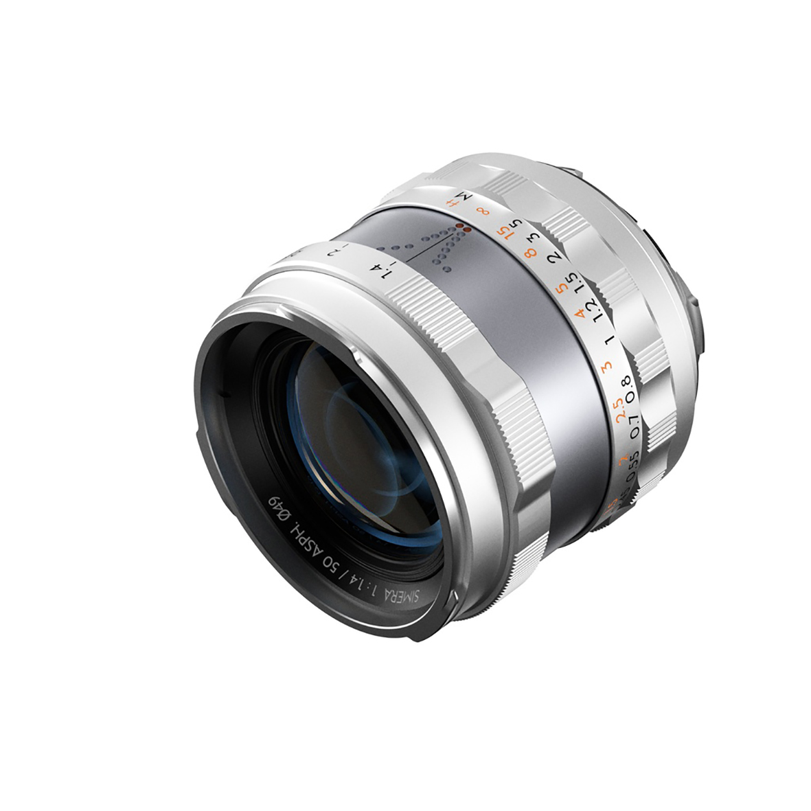 THYPOCH Full-frame Photography Lens Simera 50mm f1,4 for Leica M Mount, silb