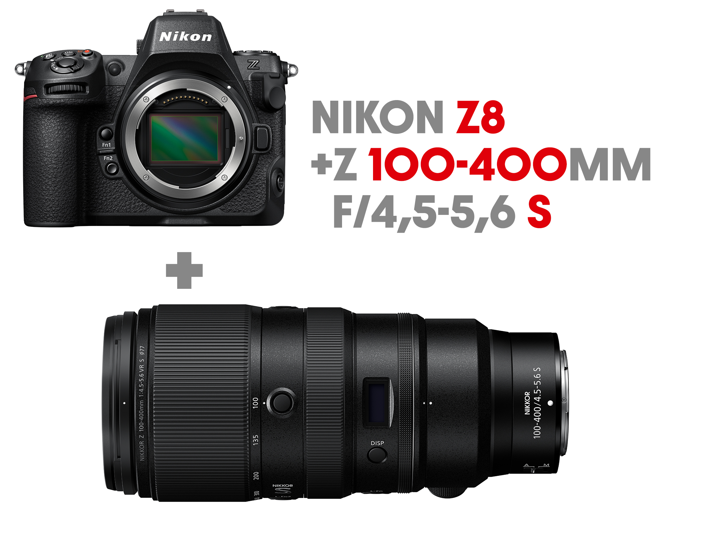 Nikon Z8 Body + 100-400mm/4.5-5.6 VR S |Flex Tele Bundle